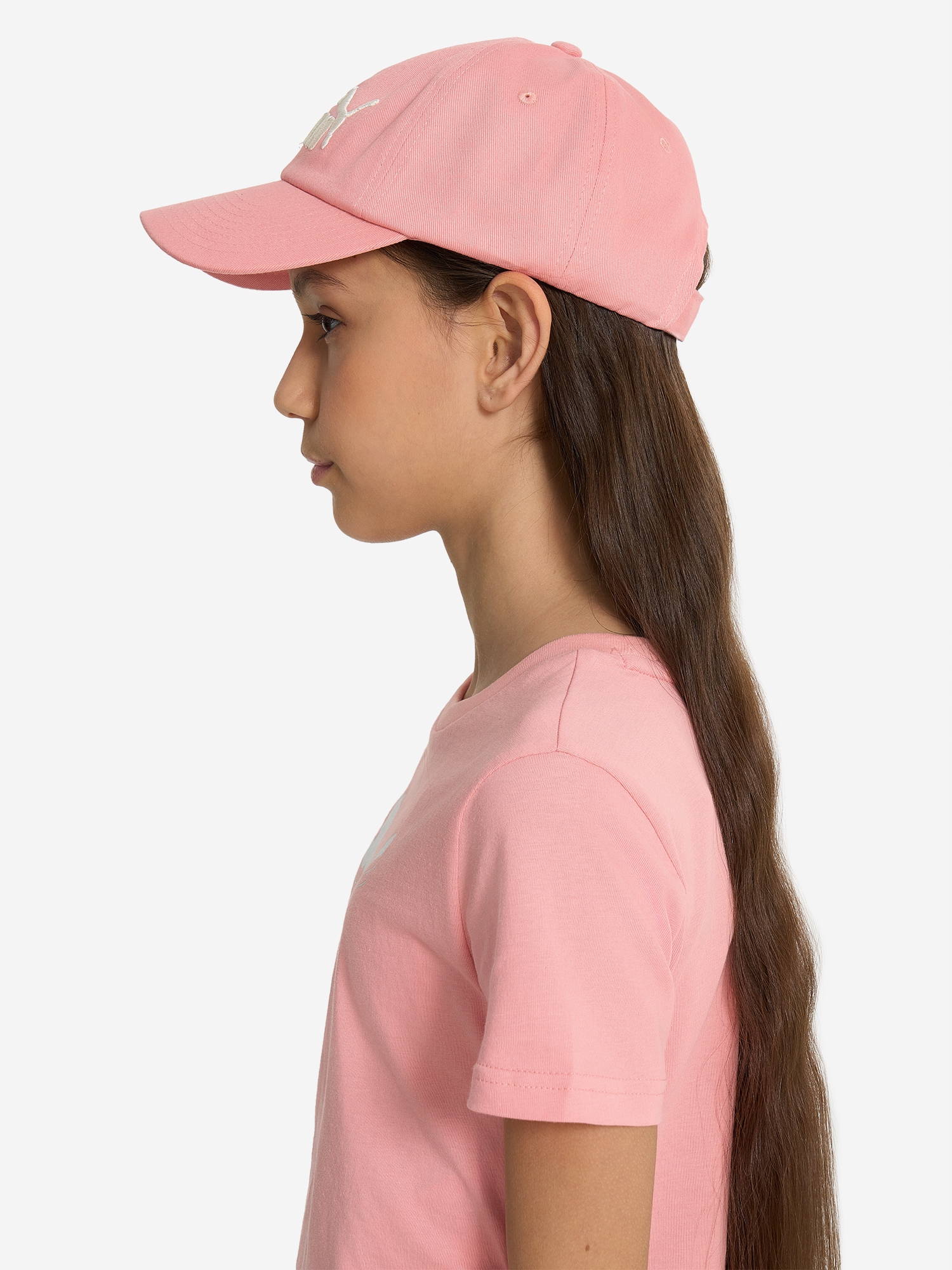 фото Бейсболка для девочек puma ess no.1 logo, розовый