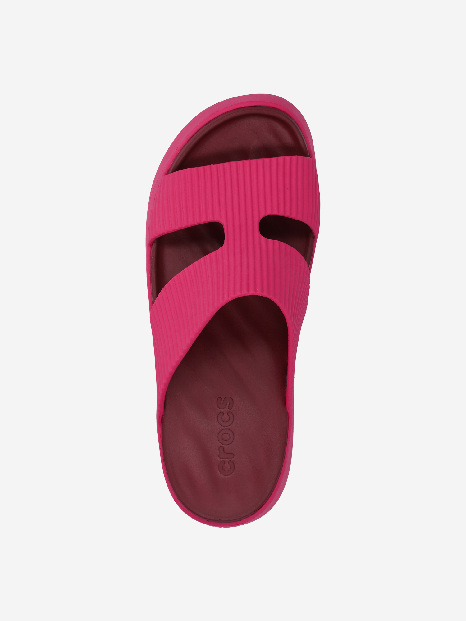 фото Шлепанцы женские crocs getaway groove platform hstrap, розовый