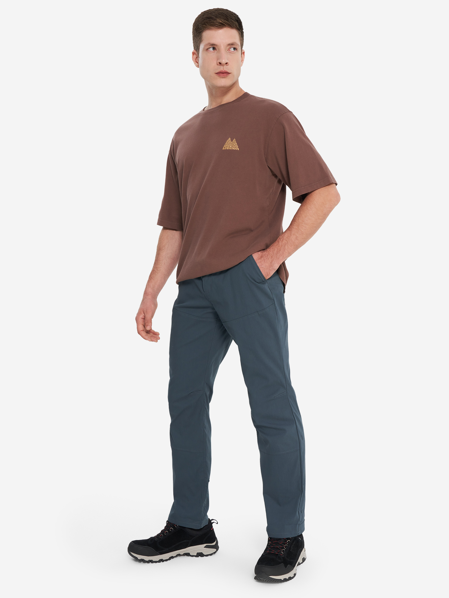 фото Брюки мужские mountain hardwear hardwear ap pant, синий