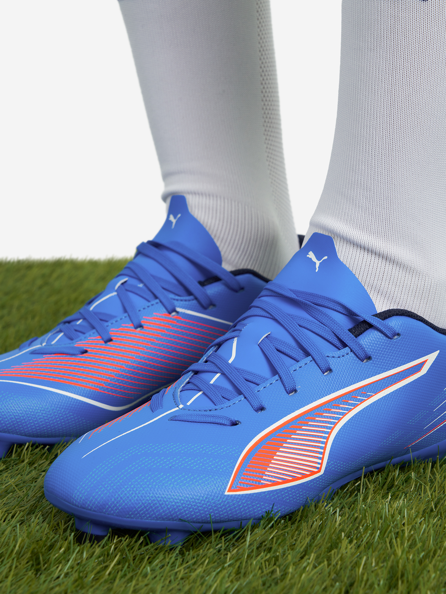 фото Бутсы для мальчиков puma ultra 6 play fg/ag, синий