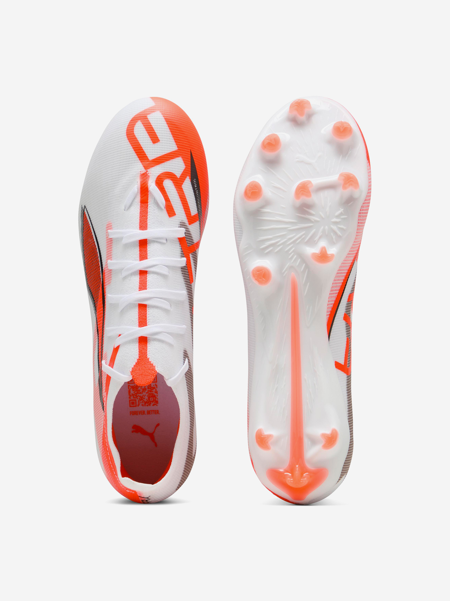 фото Бутсы мужские puma ultra 5 match fg/ag, белый