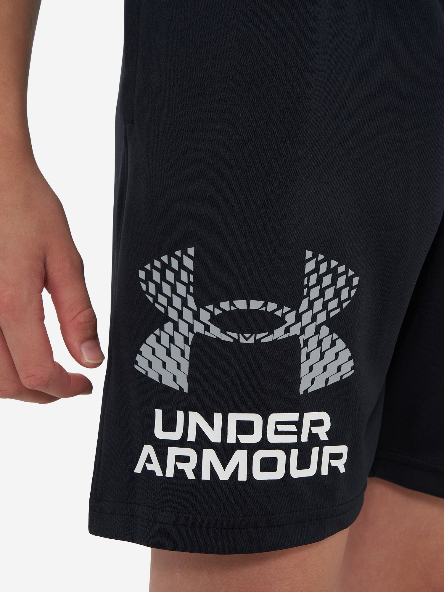 фото Шорты для мальчиков under armour tech logo, черный