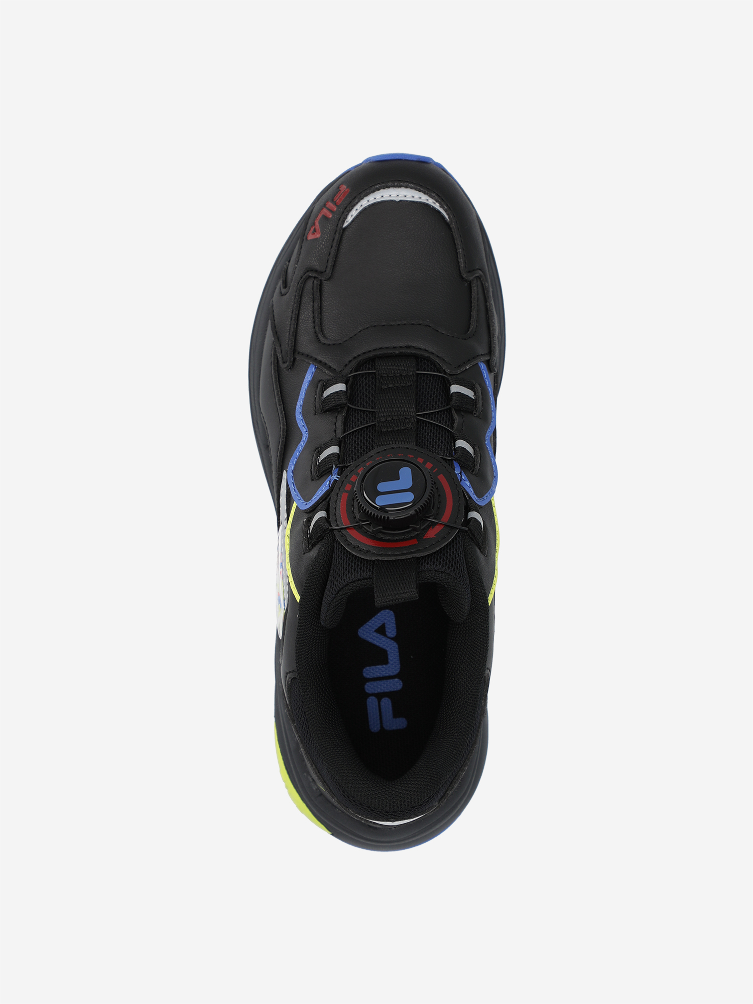 фото Кроссовки для мальчиков fila jaden fl pu, черный
