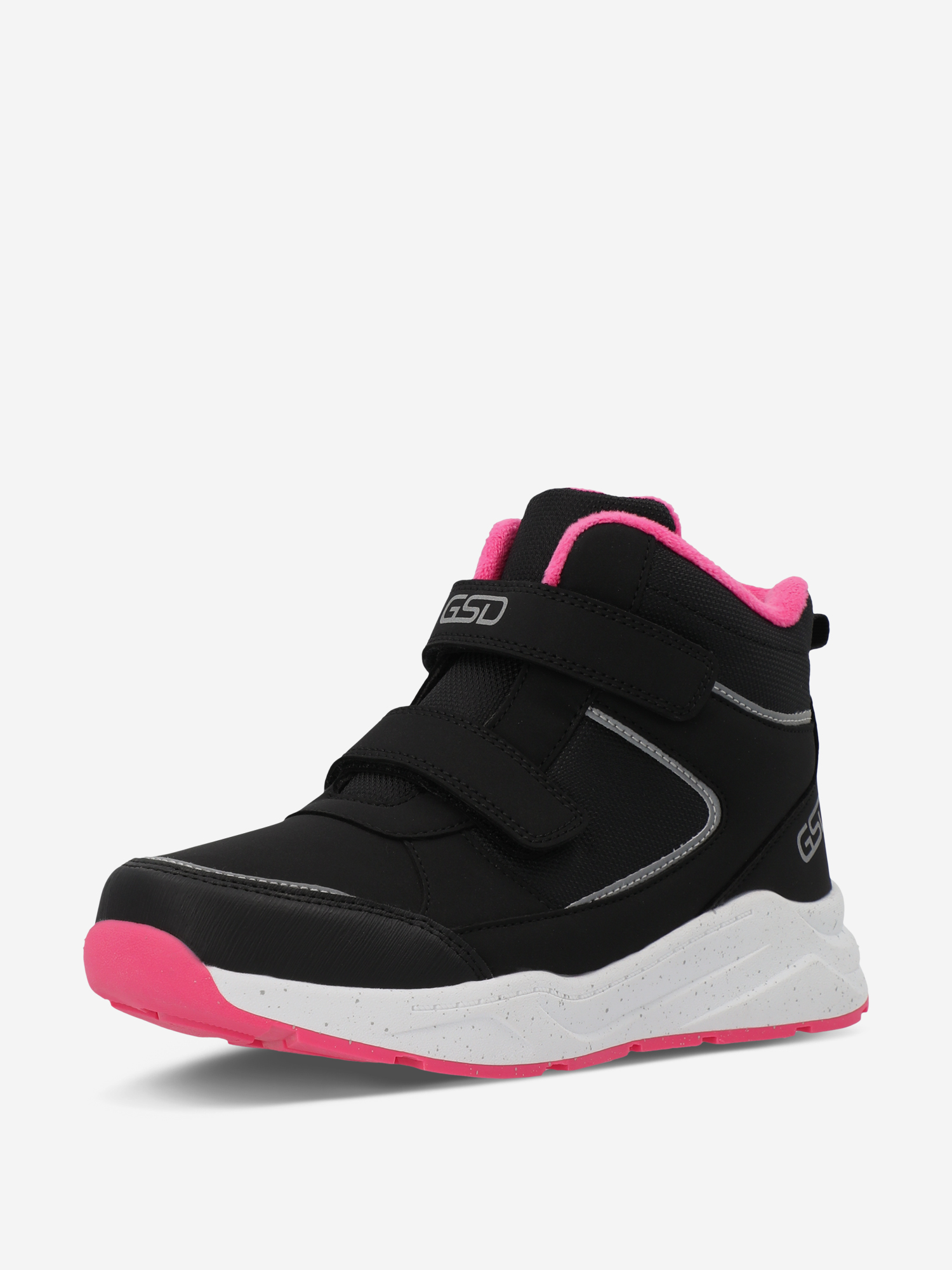 фото Ботинки утепленные для девочек gsd step mid, черный