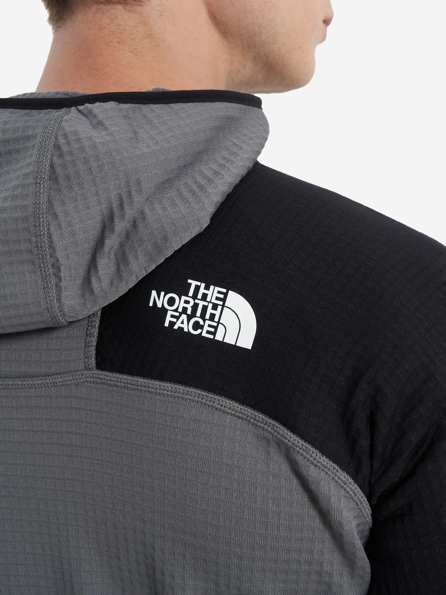 фото Толстовка мужская the north face stormgap powergrid, серый
