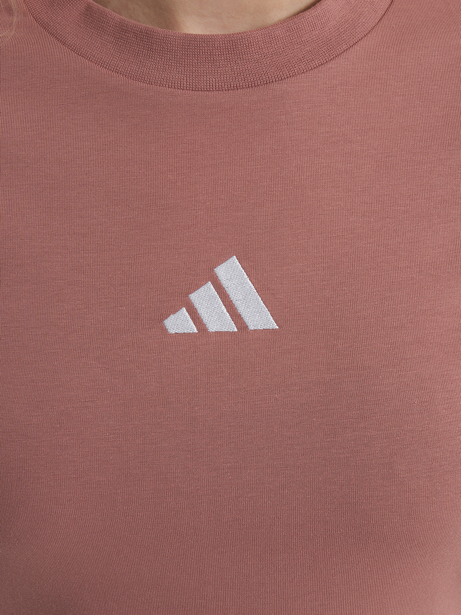 фото Футболка женская adidas, коричневый