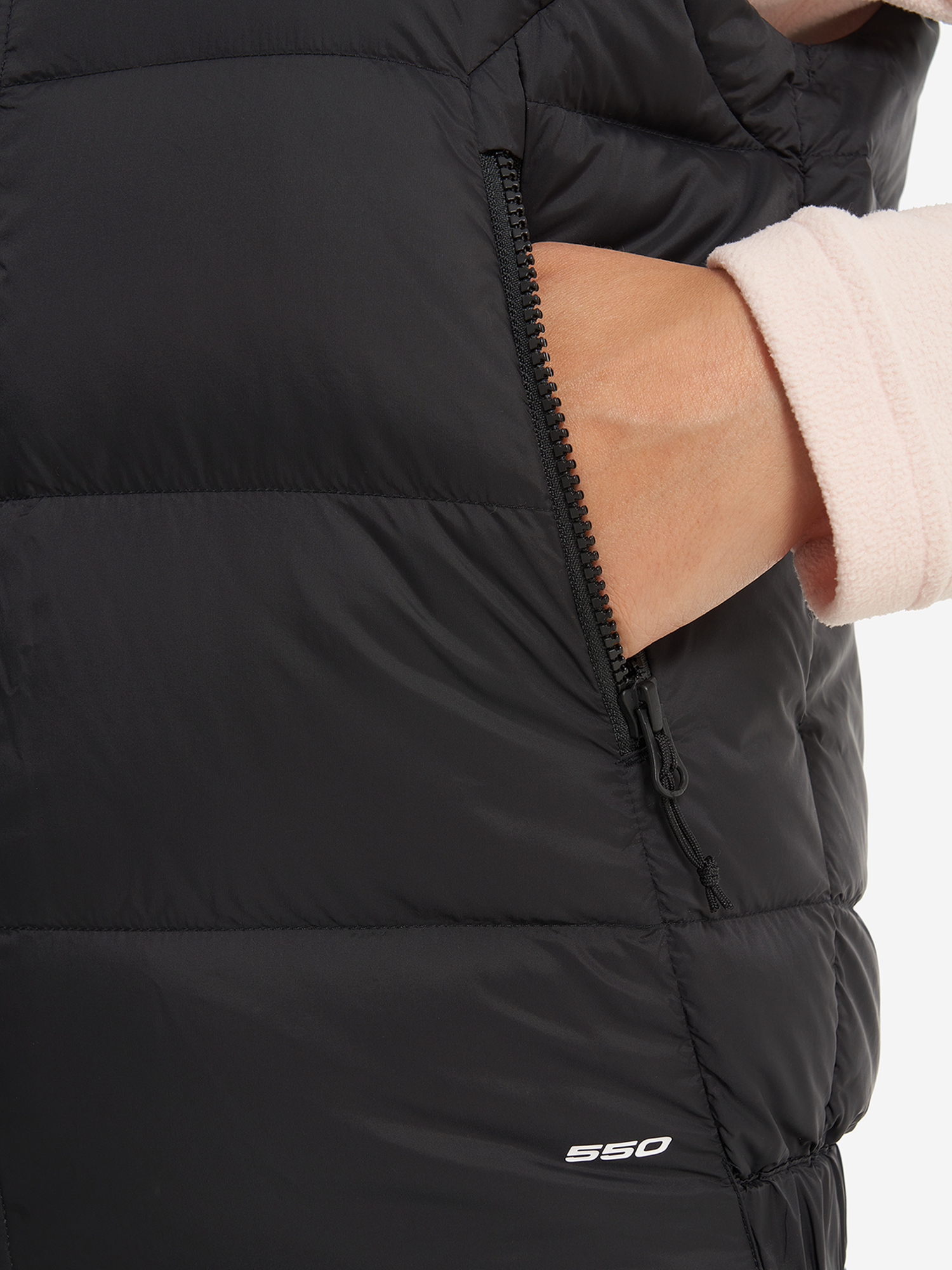 фото Жилет пуховый женский the north face hyalite vest, черный