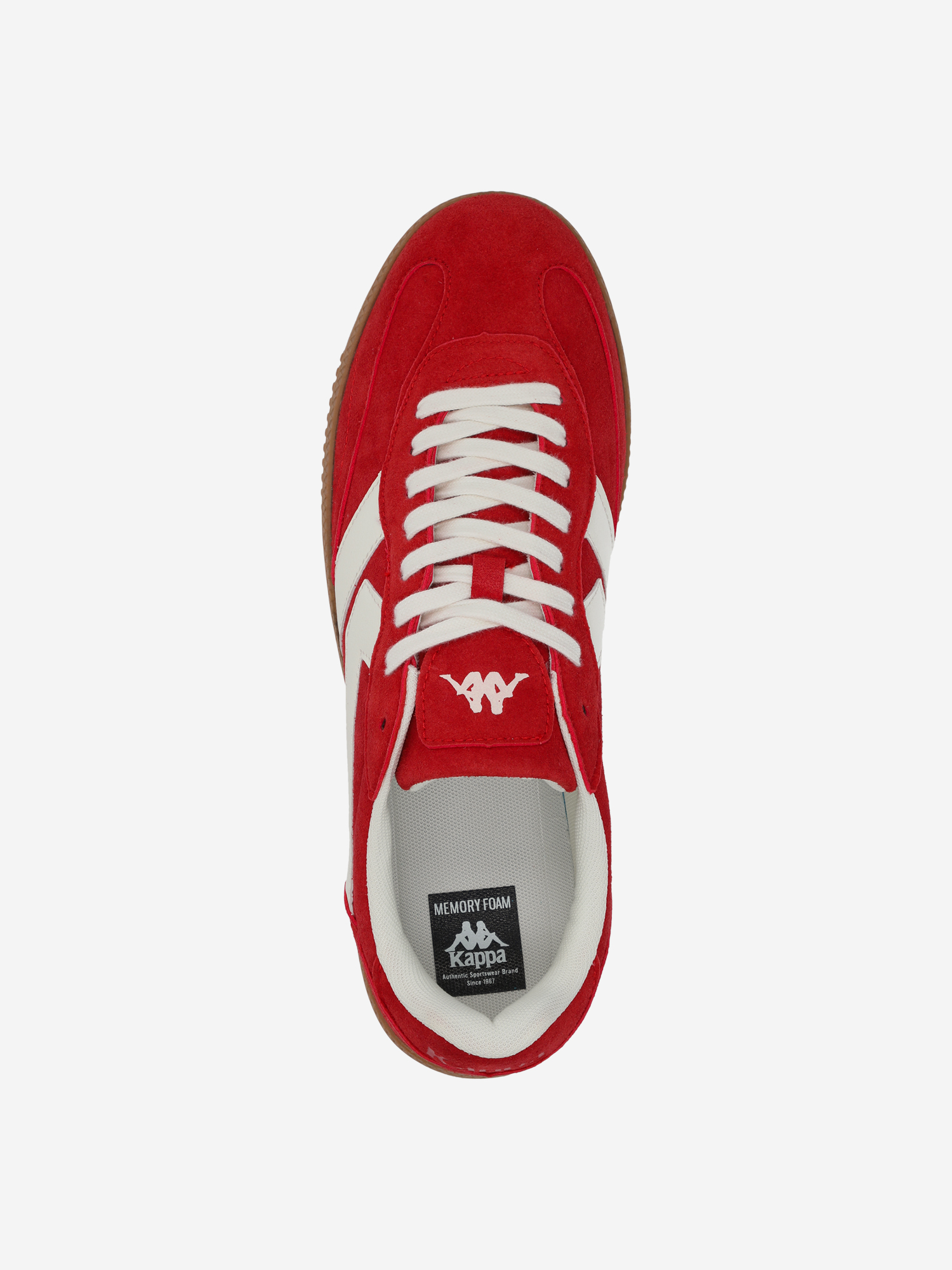 фото Кеды мужские kappa authentic parker, красный