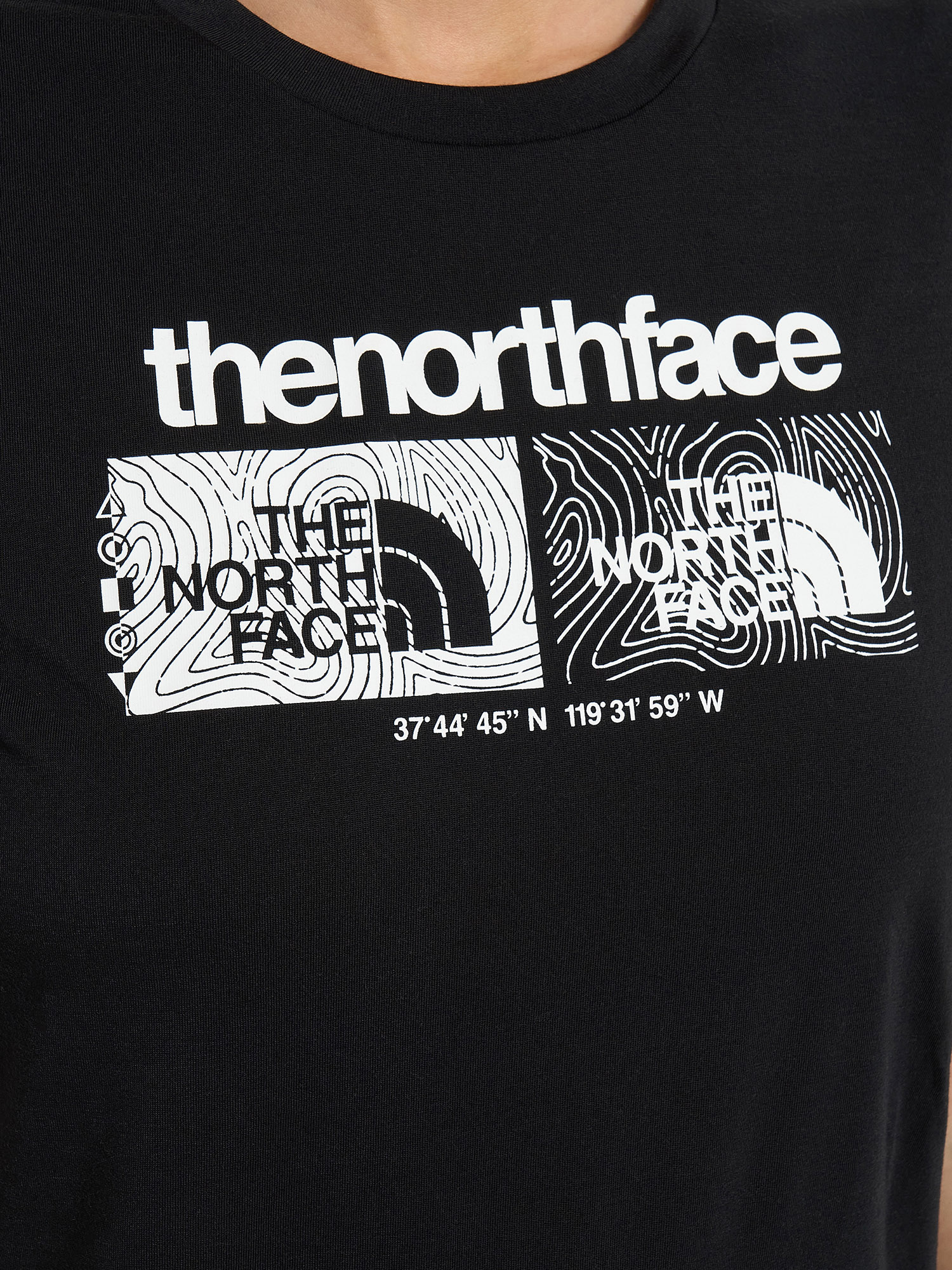 фото Футболка женская the north face foundation, черный