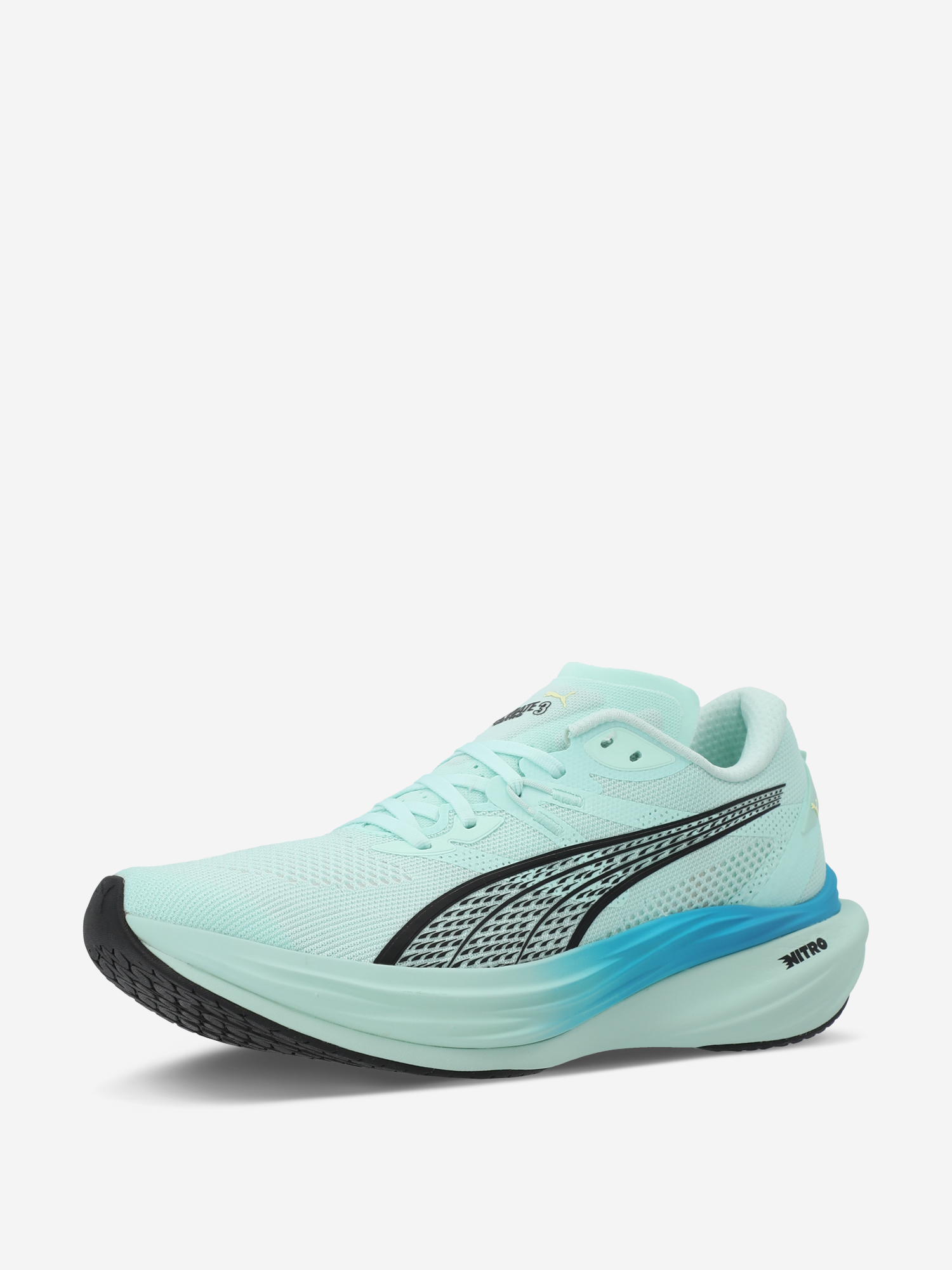 фото Кроссовки мужские puma deviate nitro 3, зеленый