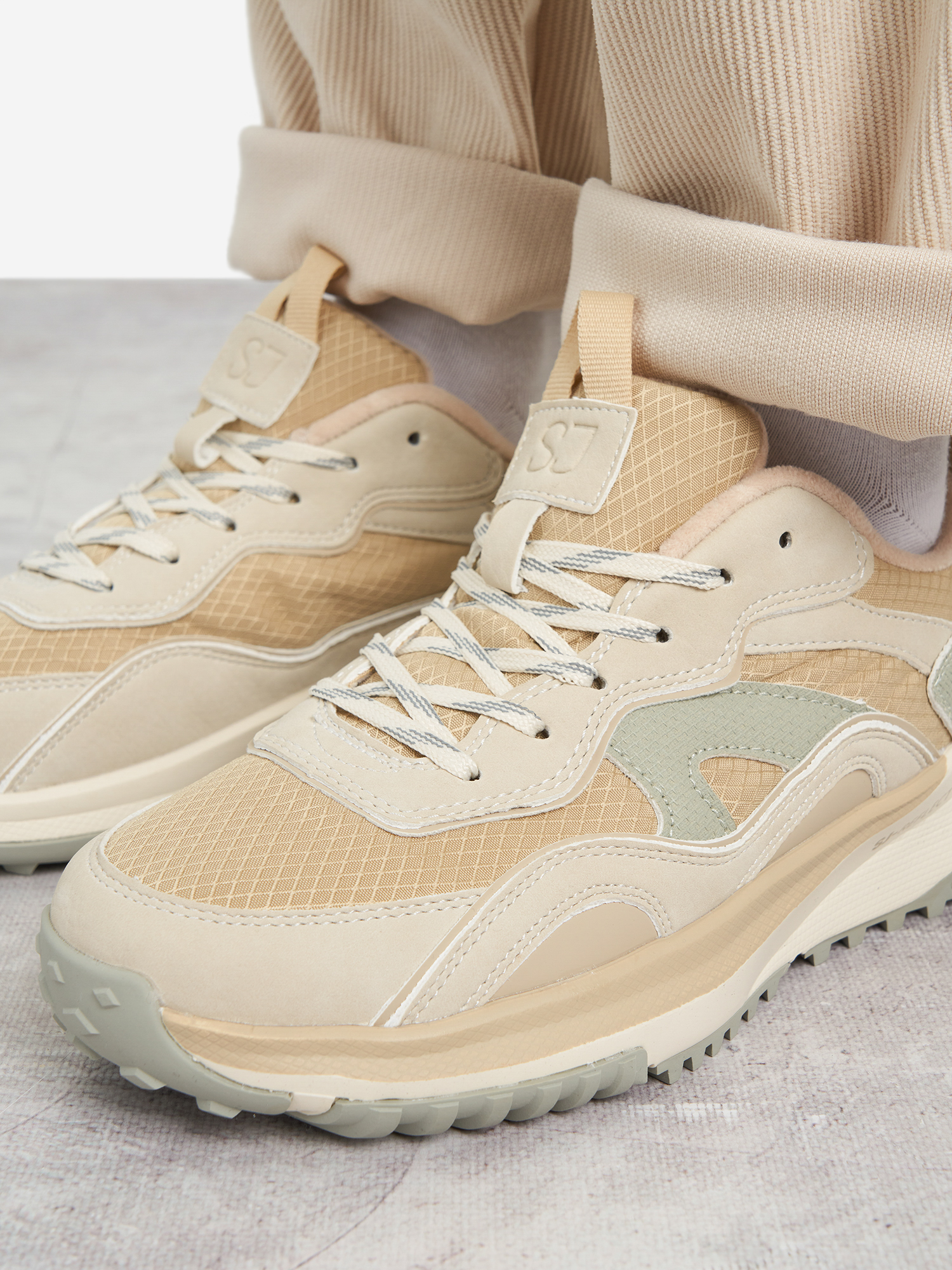 фото Кроссовки женские safety jogger, бежевый