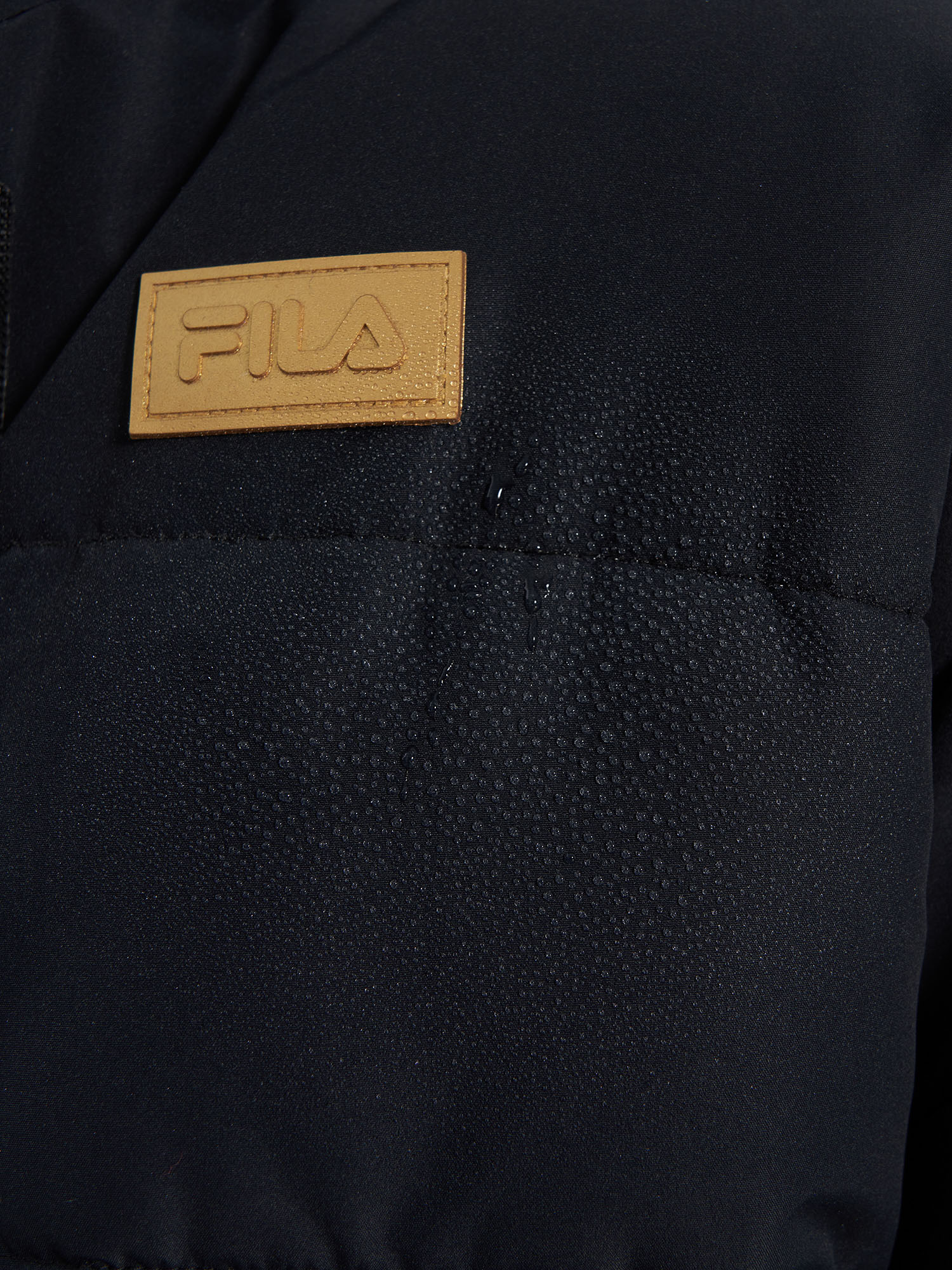 фото Пуховик женский fila, черный