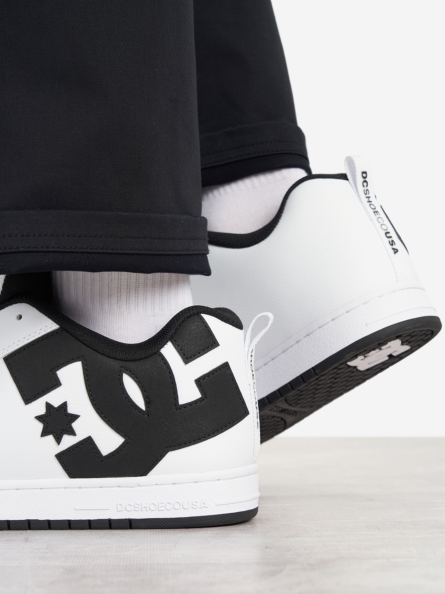 фото Кеды мужские dc shoes court graffik, черный