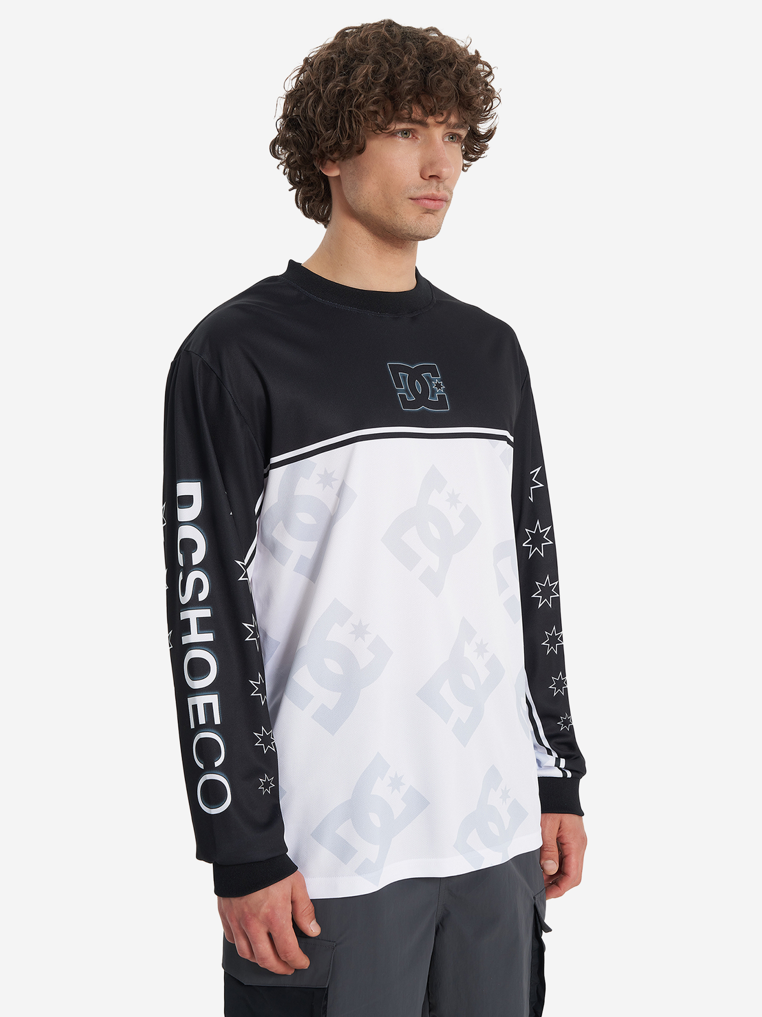 фото Лонгслив мужской dc shoes rock it, черный
