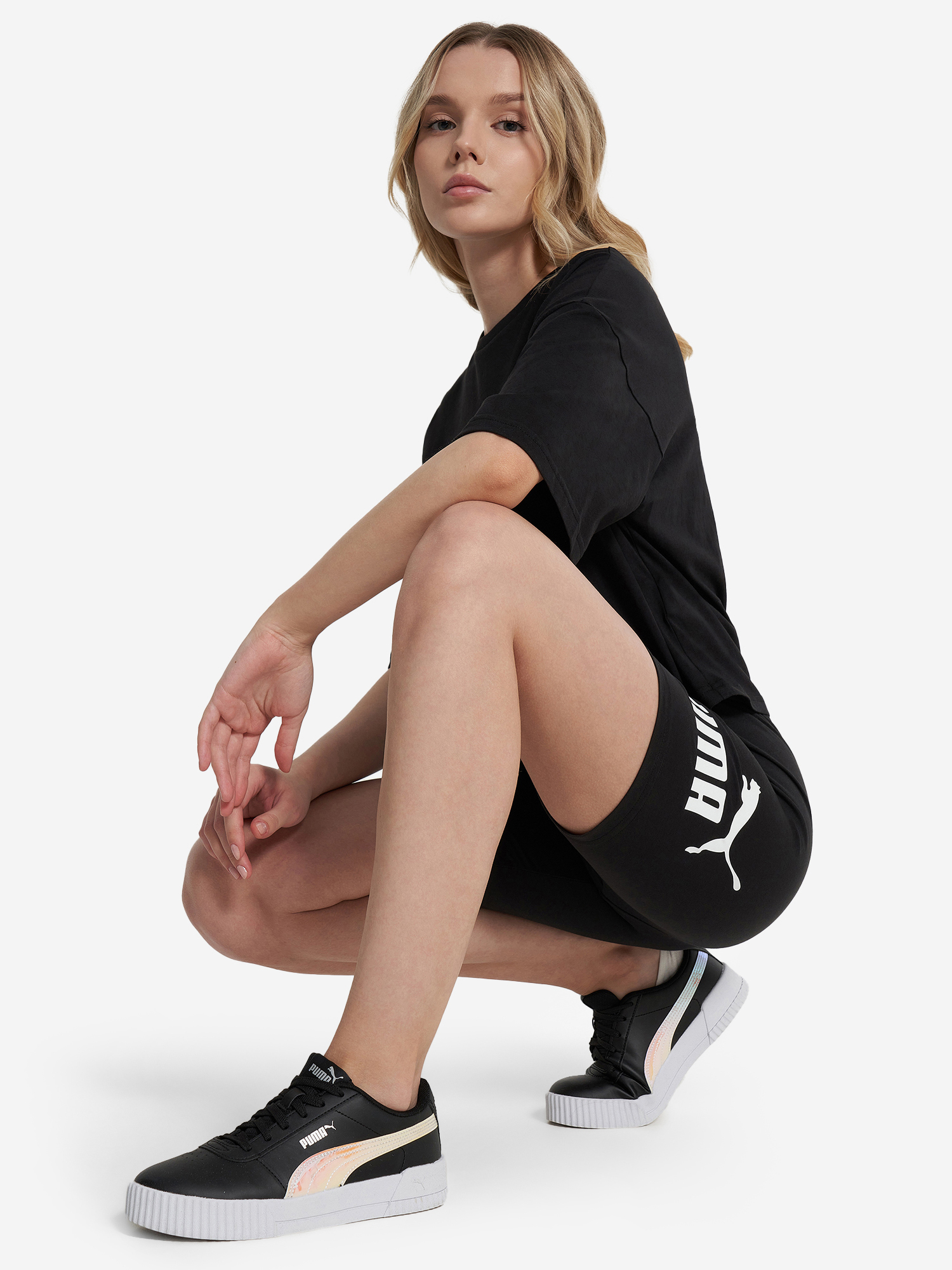 фото Футболка женская puma wardrobe ess, черный