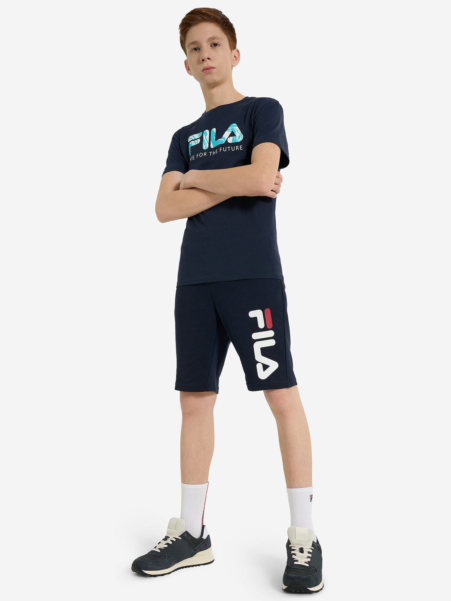 фото Шорты для мальчиков fila, синий