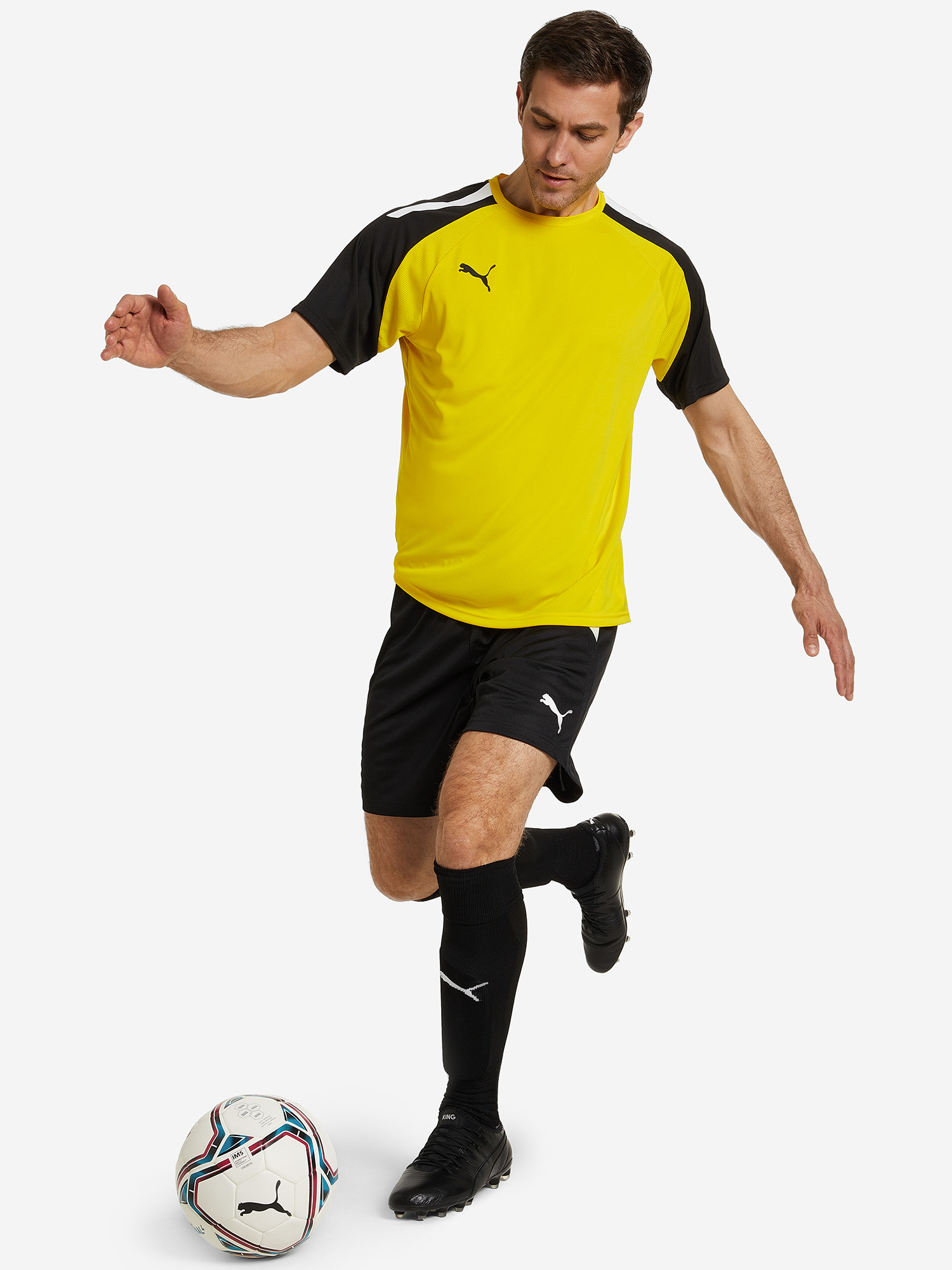фото Шорты мужские puma teamliga, черный