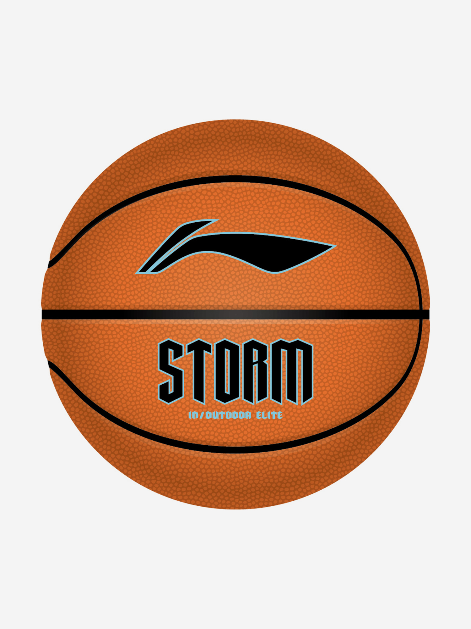 фото Мяч баскетбольный li-ning storm, оранжевый