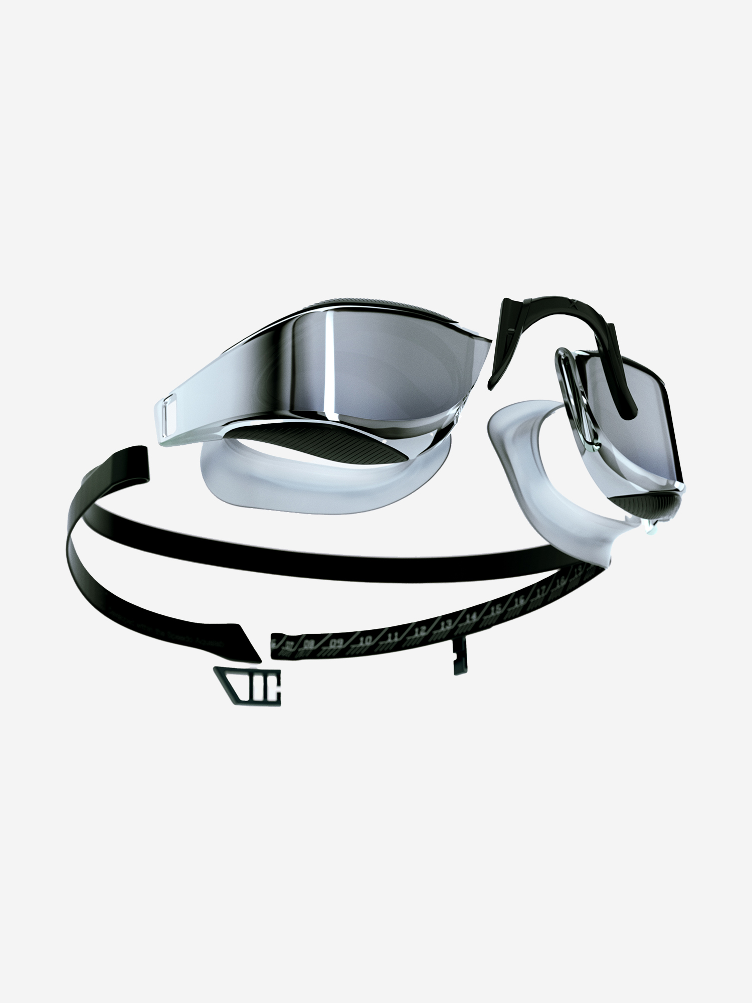 фото Очки для плавания speedo fastskin hyper elite mir, черный
