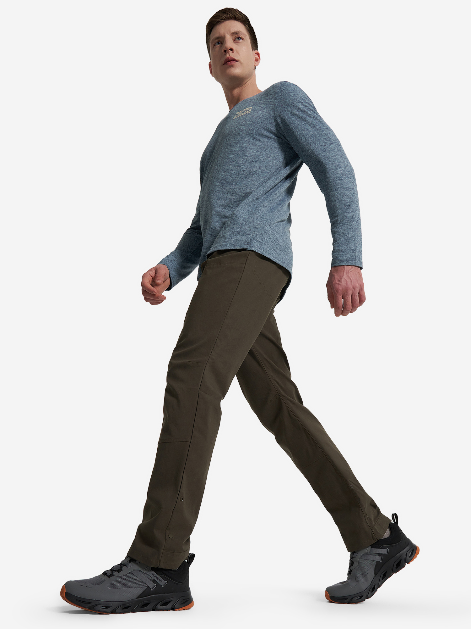 фото Брюки мужские mountain hardwear ap pant, коричневый