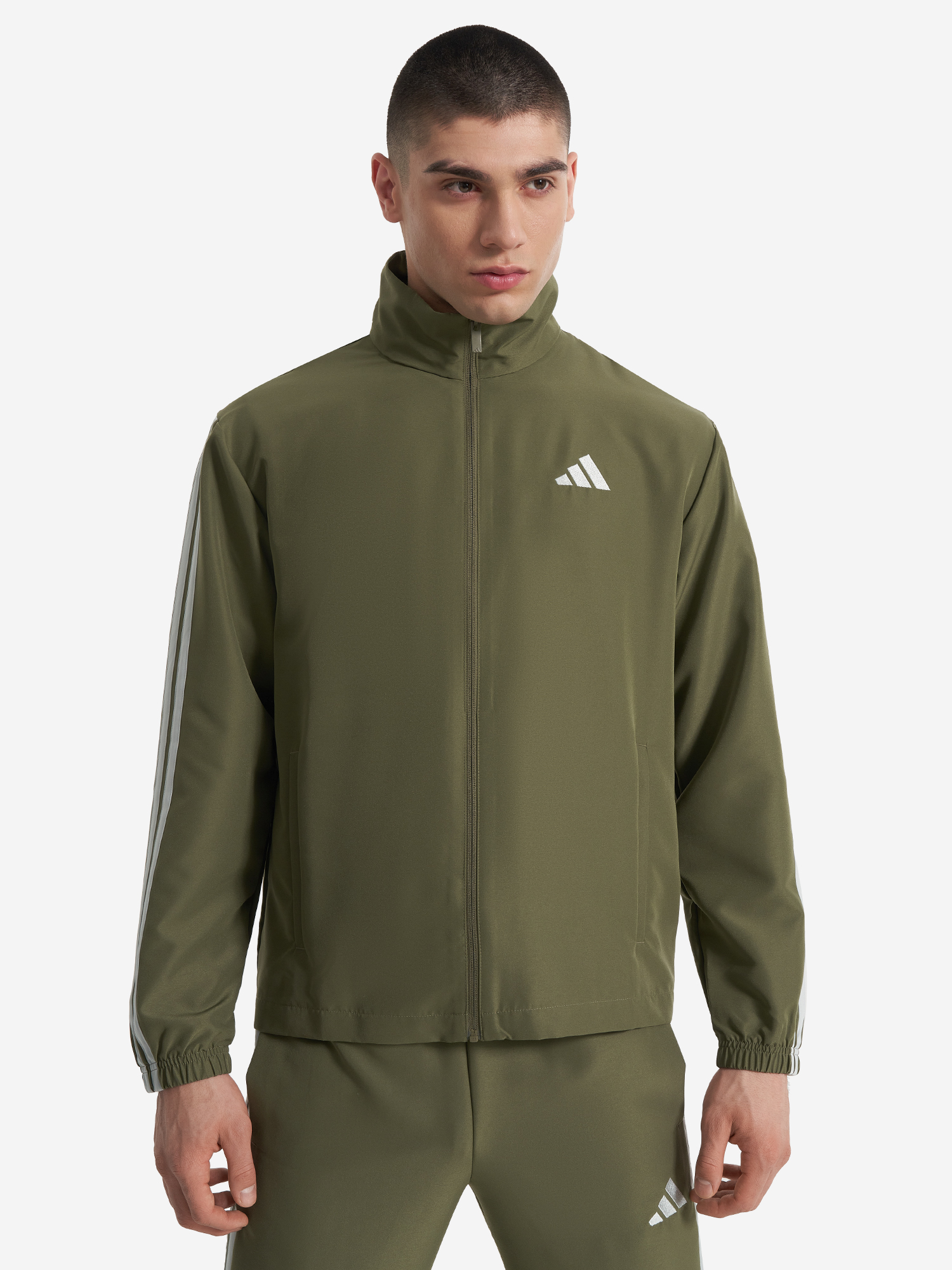 фото Костюм мужской adidas, зеленый