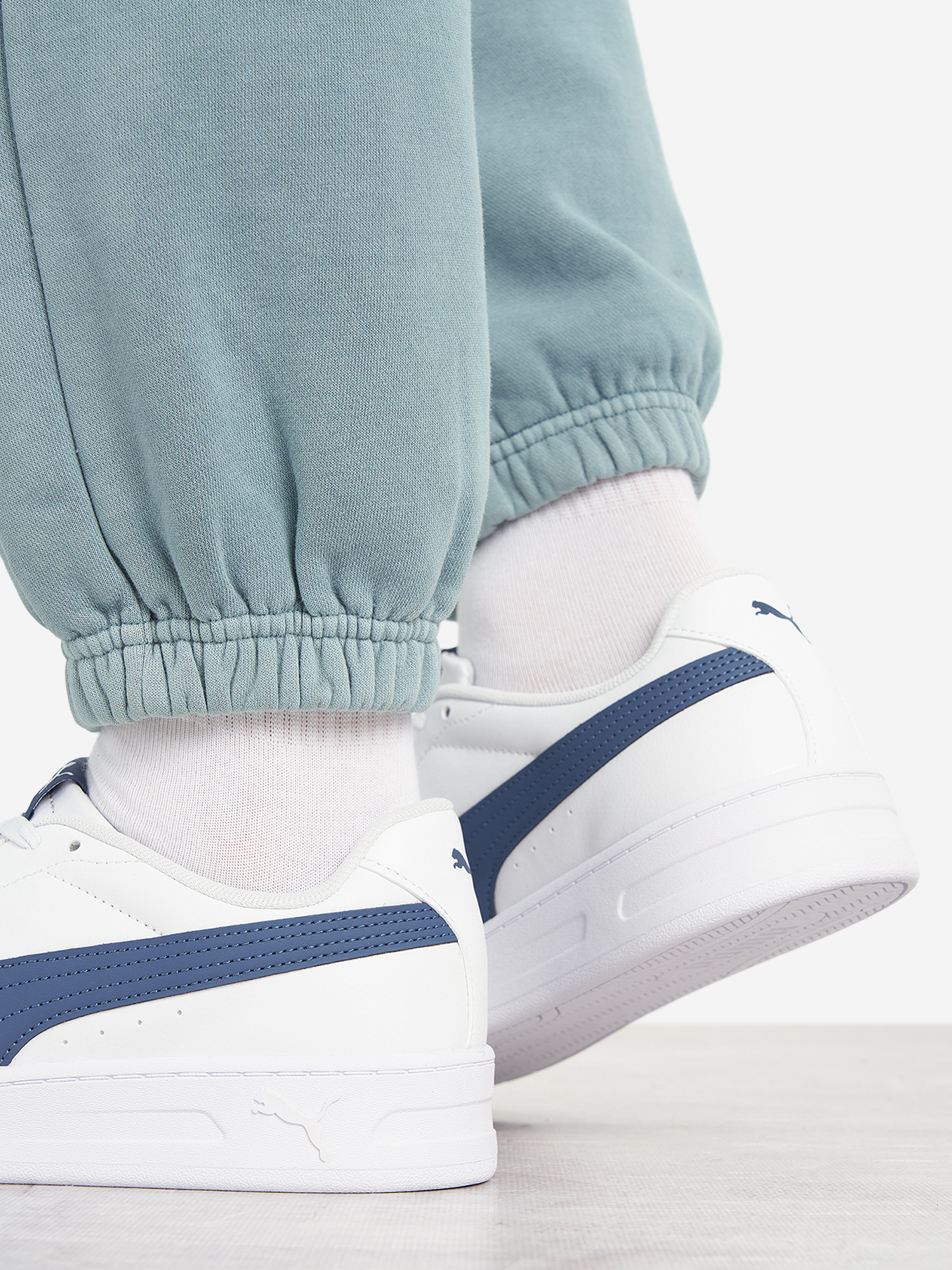 фото Кеды мужские puma court classic clean, белый