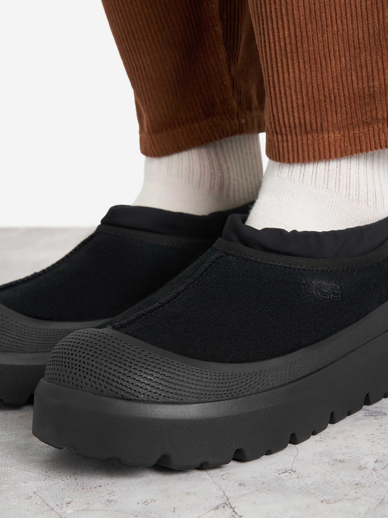 фото Угги мужские ugg tasman weather hybrid, черный