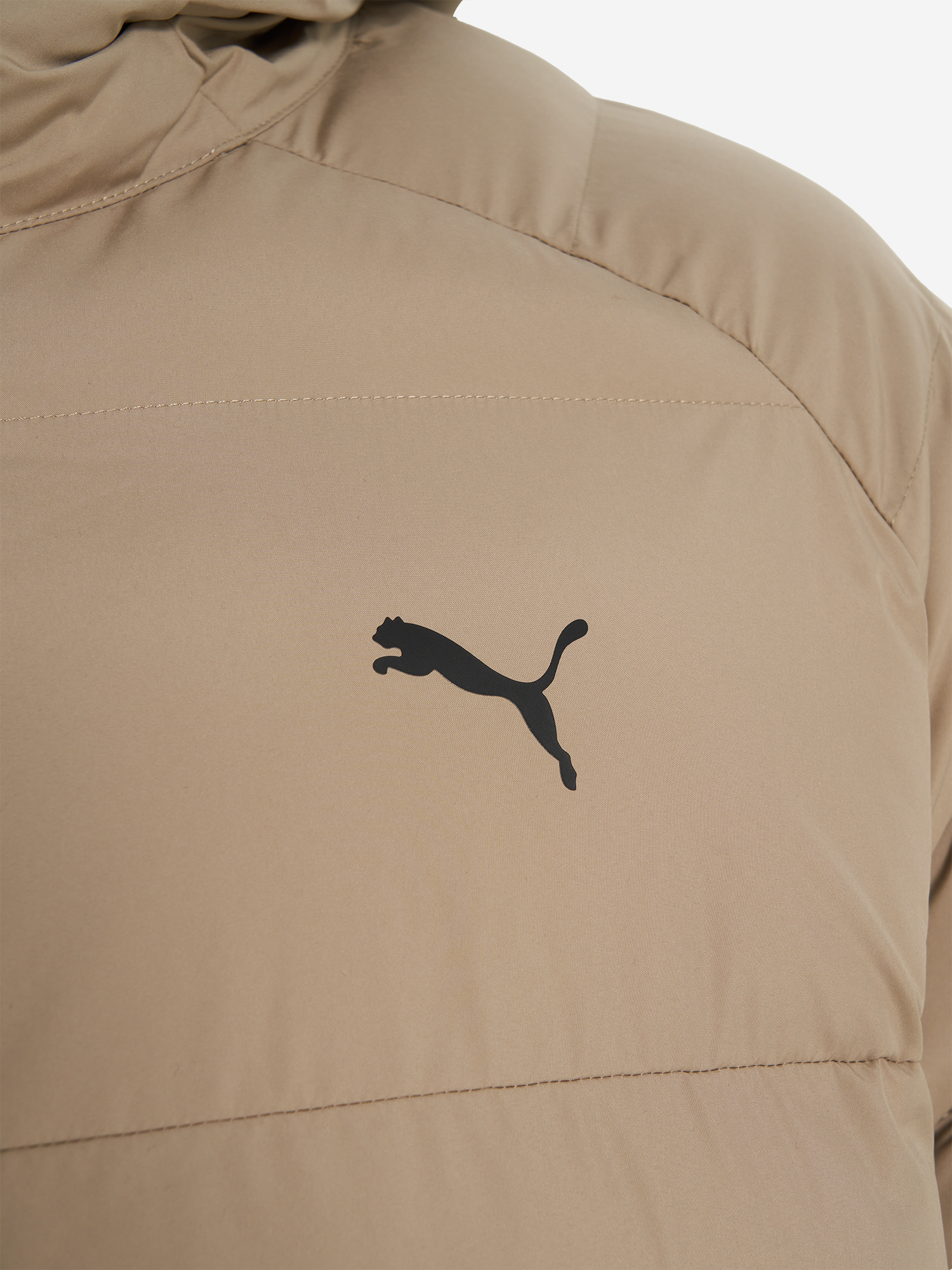 фото Пуховик мужской puma mono, коричневый