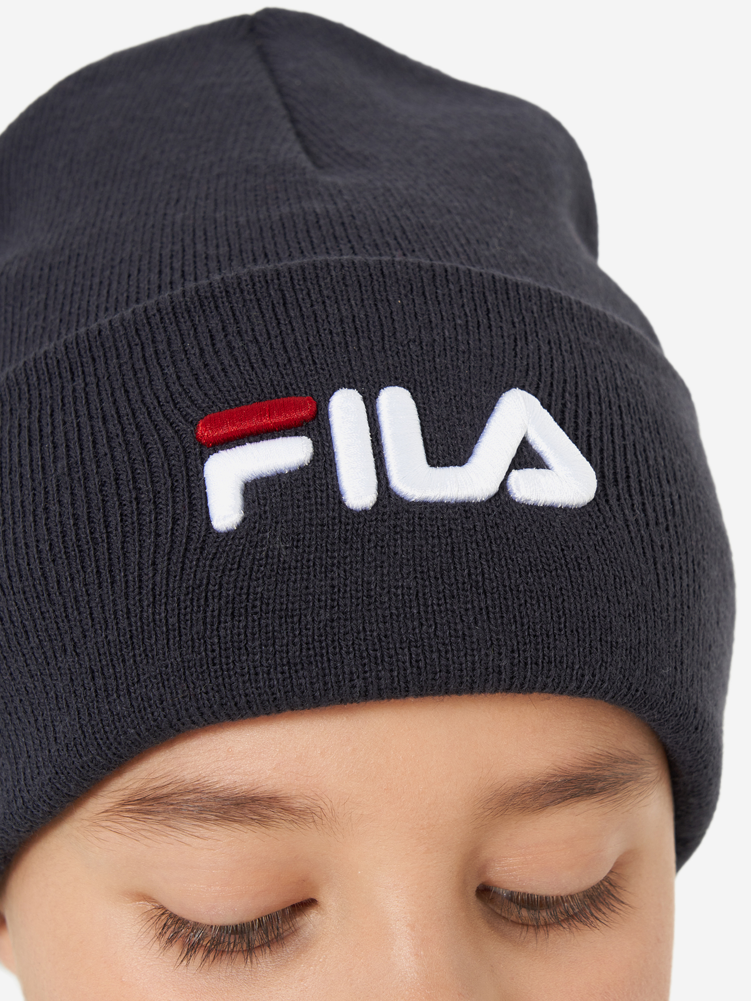 фото Шапка для мальчиков fila, синий