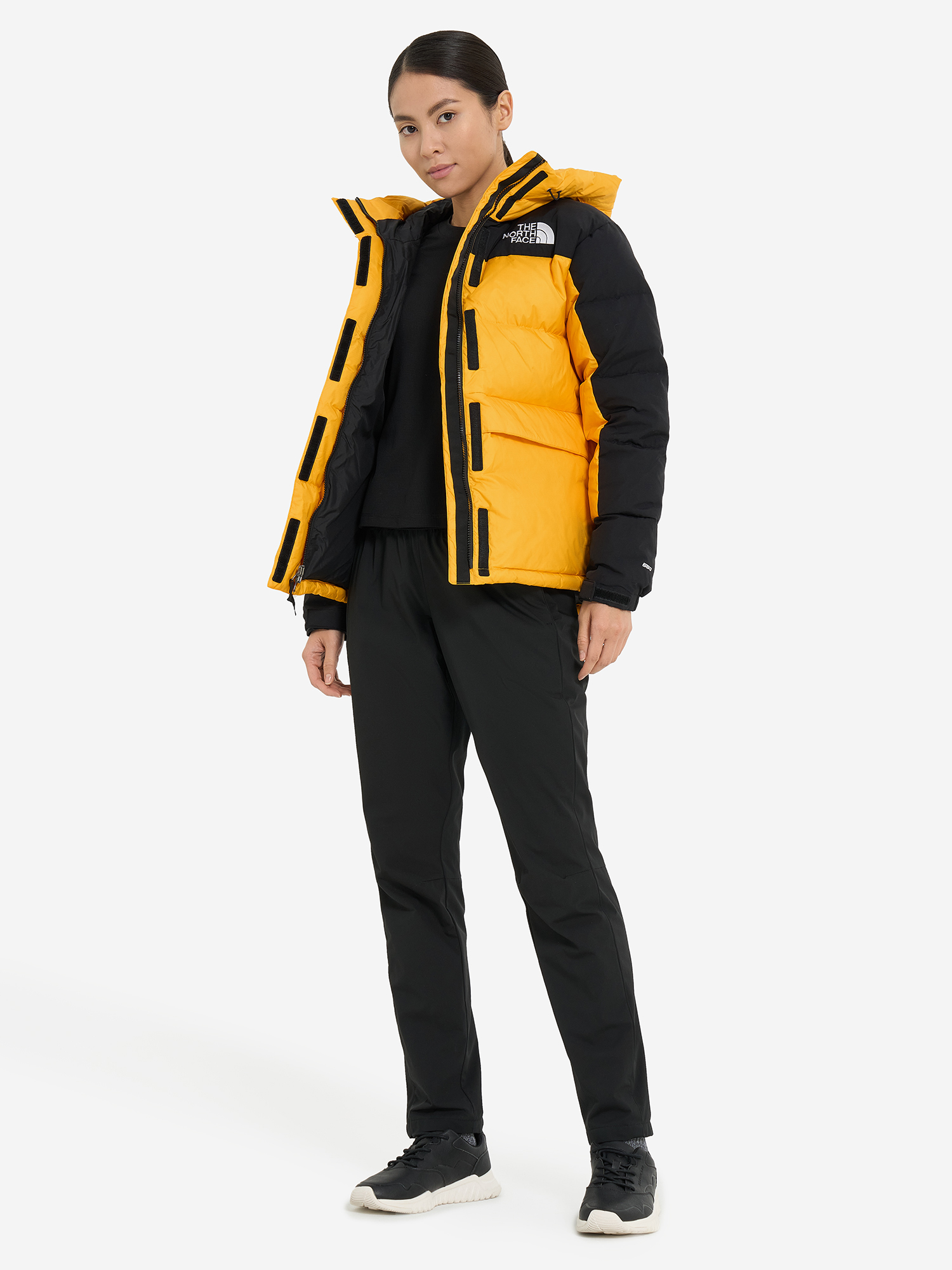 фото Пуховик женский the north face hmlyn, желтый