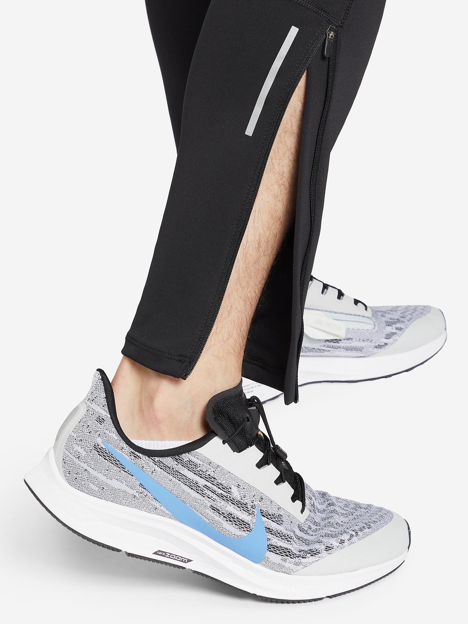 фото Тайтсы мужские nike dri-fit challenger, черный