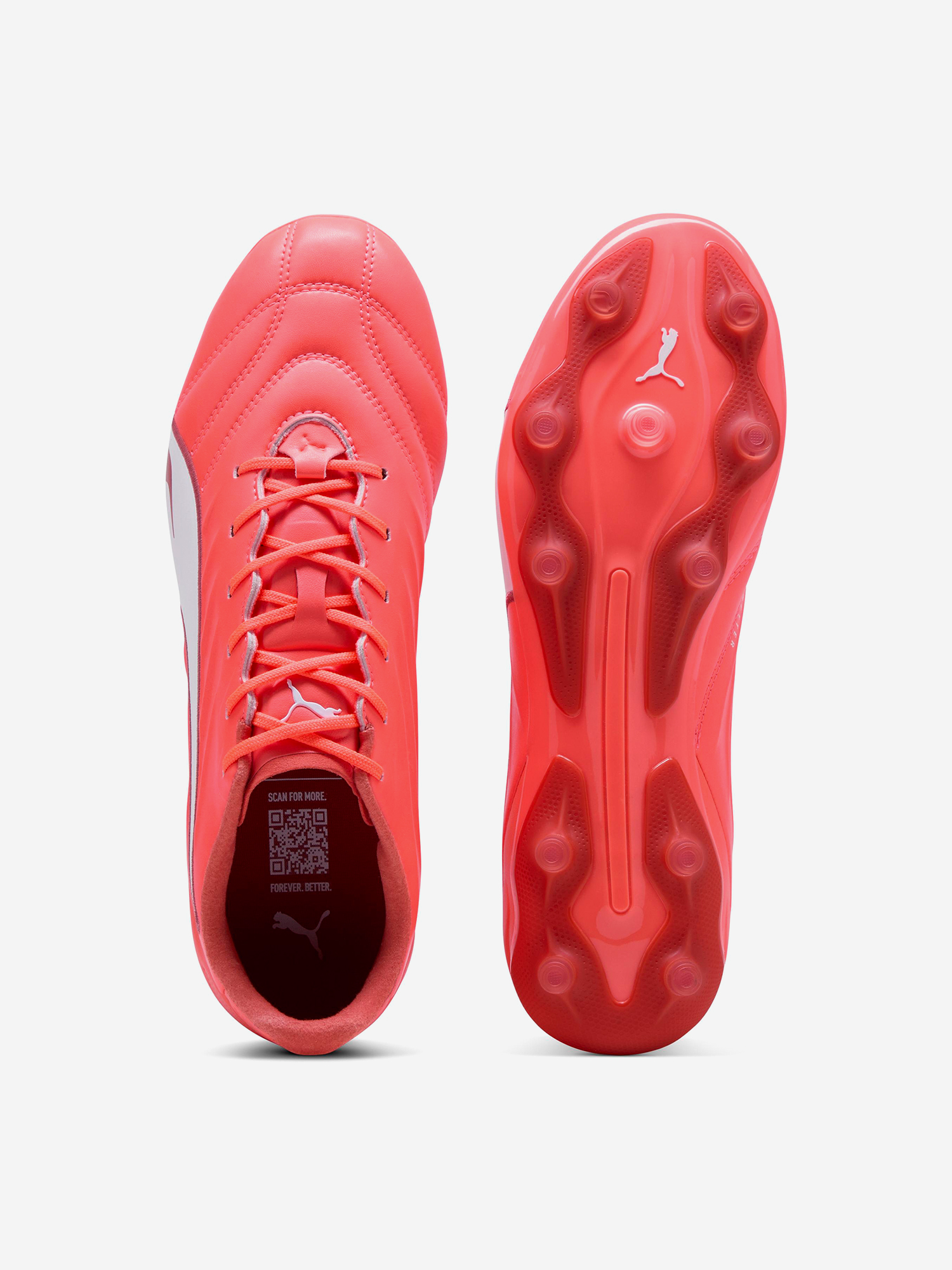 фото Бутсы мужские puma king pro fg/ag, красный