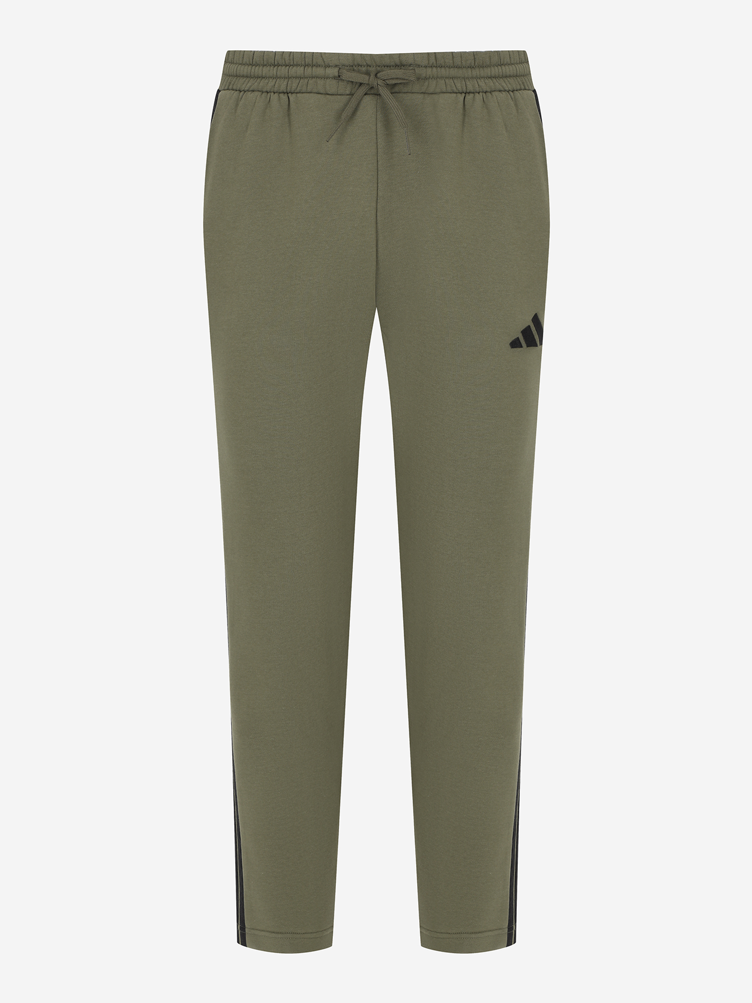 фото Брюки флисовые мужские adidas, зеленый