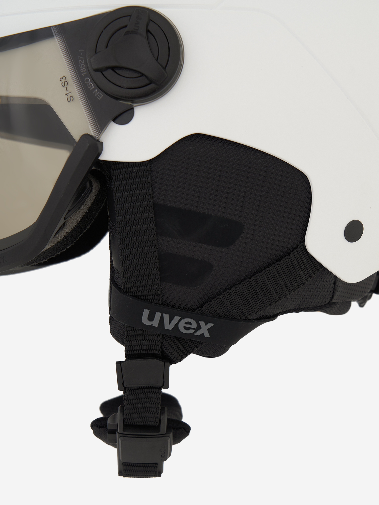 фото Шлем uvex wanted visor pro v, белый