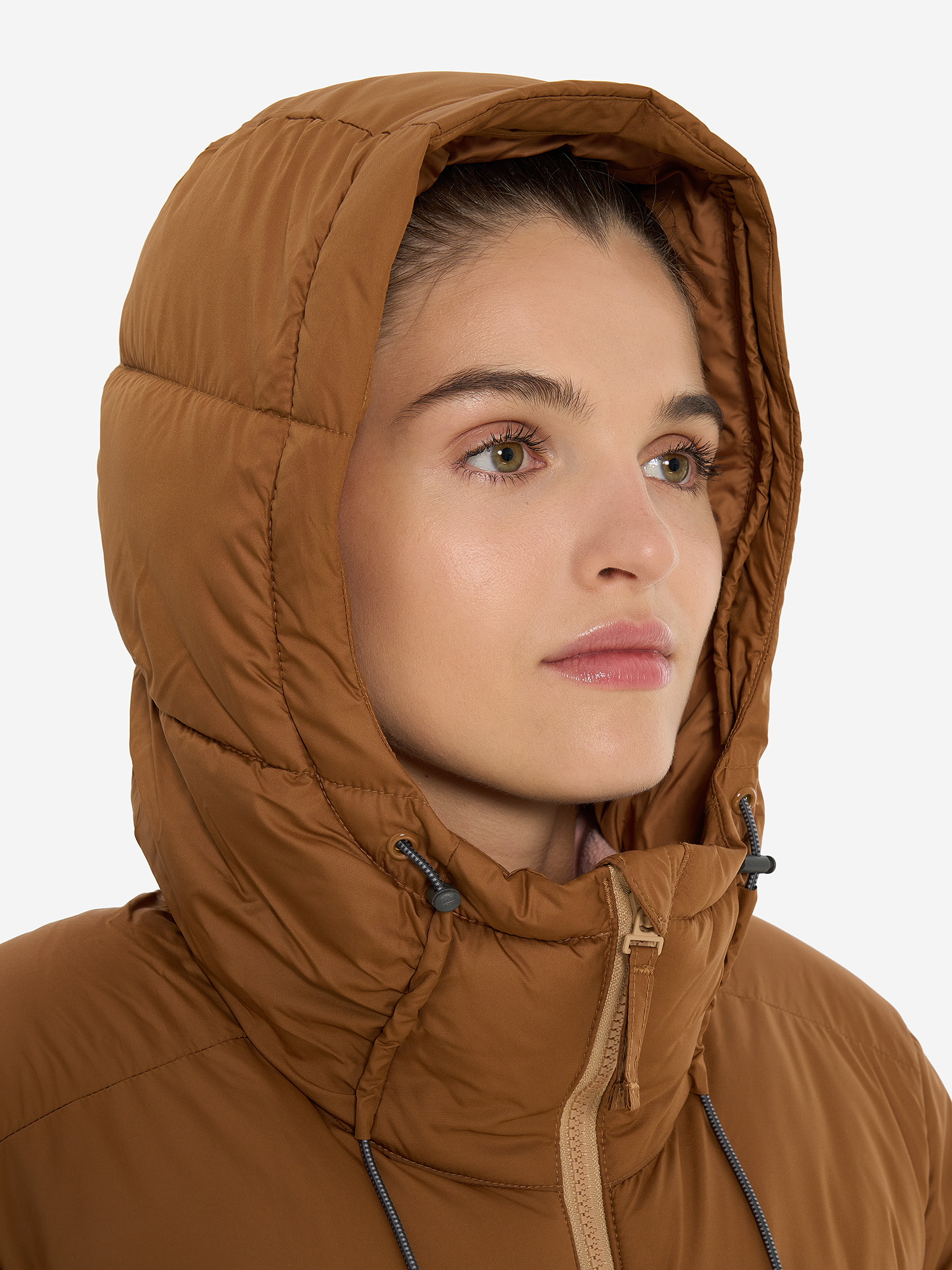 фото Куртка утепленная женская columbia pike lake ii insulated jacket, коричневый