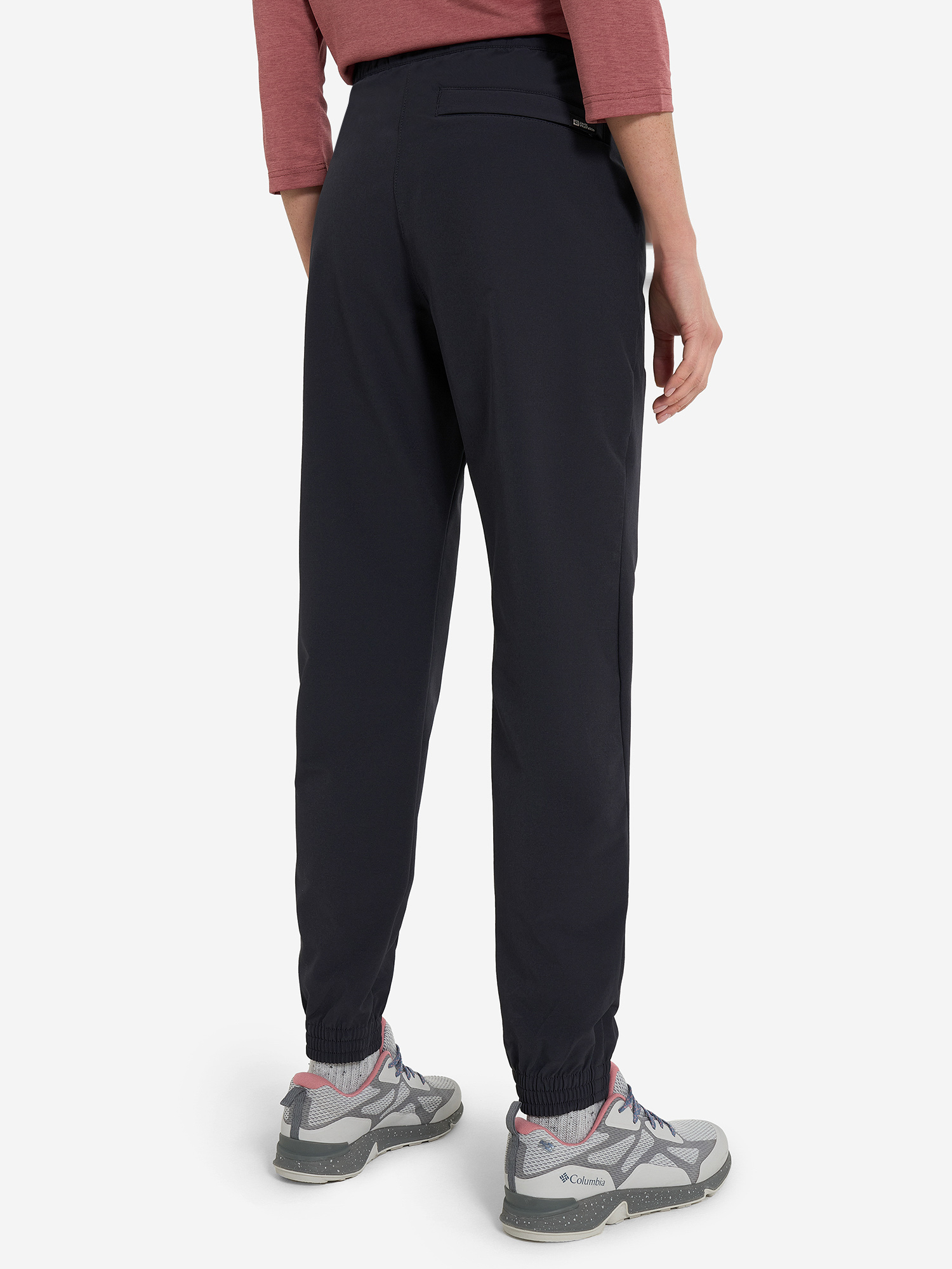 фото Брюки женские jack wolfskin newport, синий