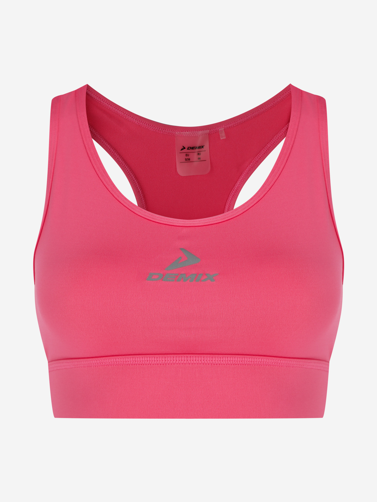 фото Топ бра спортивный demix activemove essentials longline, розовый
