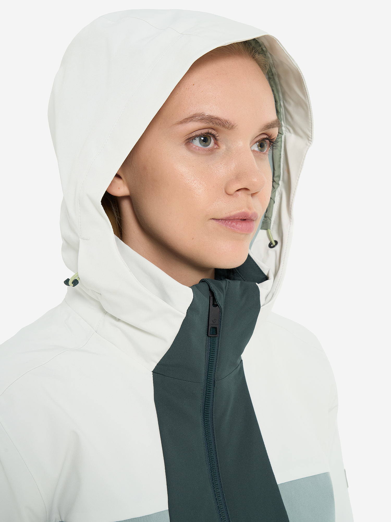 фото Куртка утепленная женская ziener tassila, зеленый