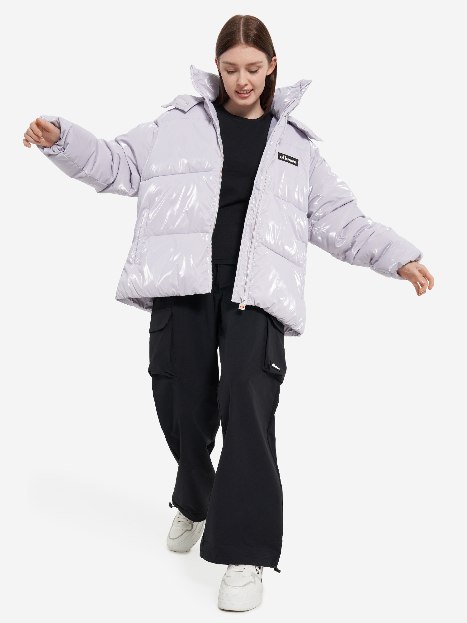фото Куртка утепленная женская ellesse polselli, фиолетовый
