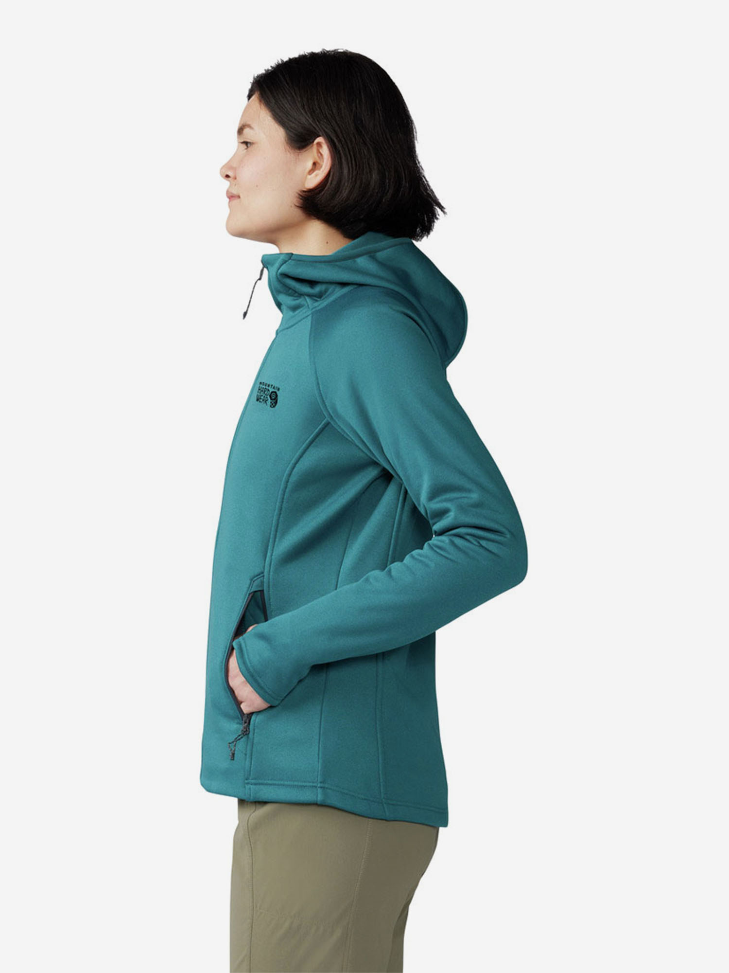 фото Толстовка женская mountain hardwear sendura, голубой
