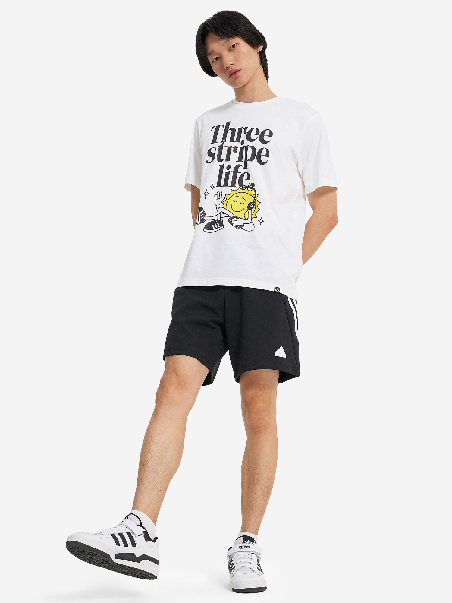фото Шорты мужские adidas, черный