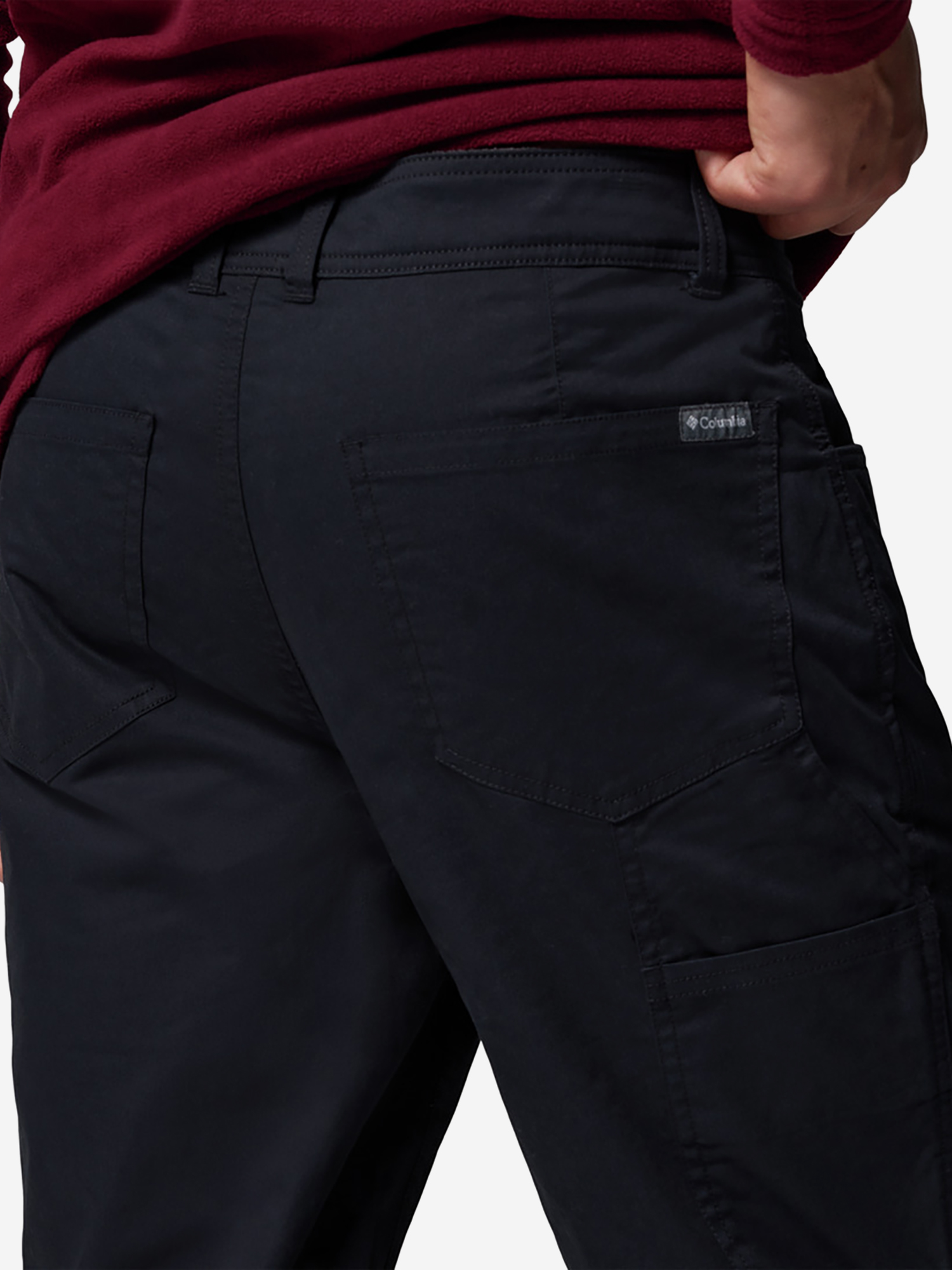 фото Брюки мужские columbia rapid rivers fleece lined pant, черный