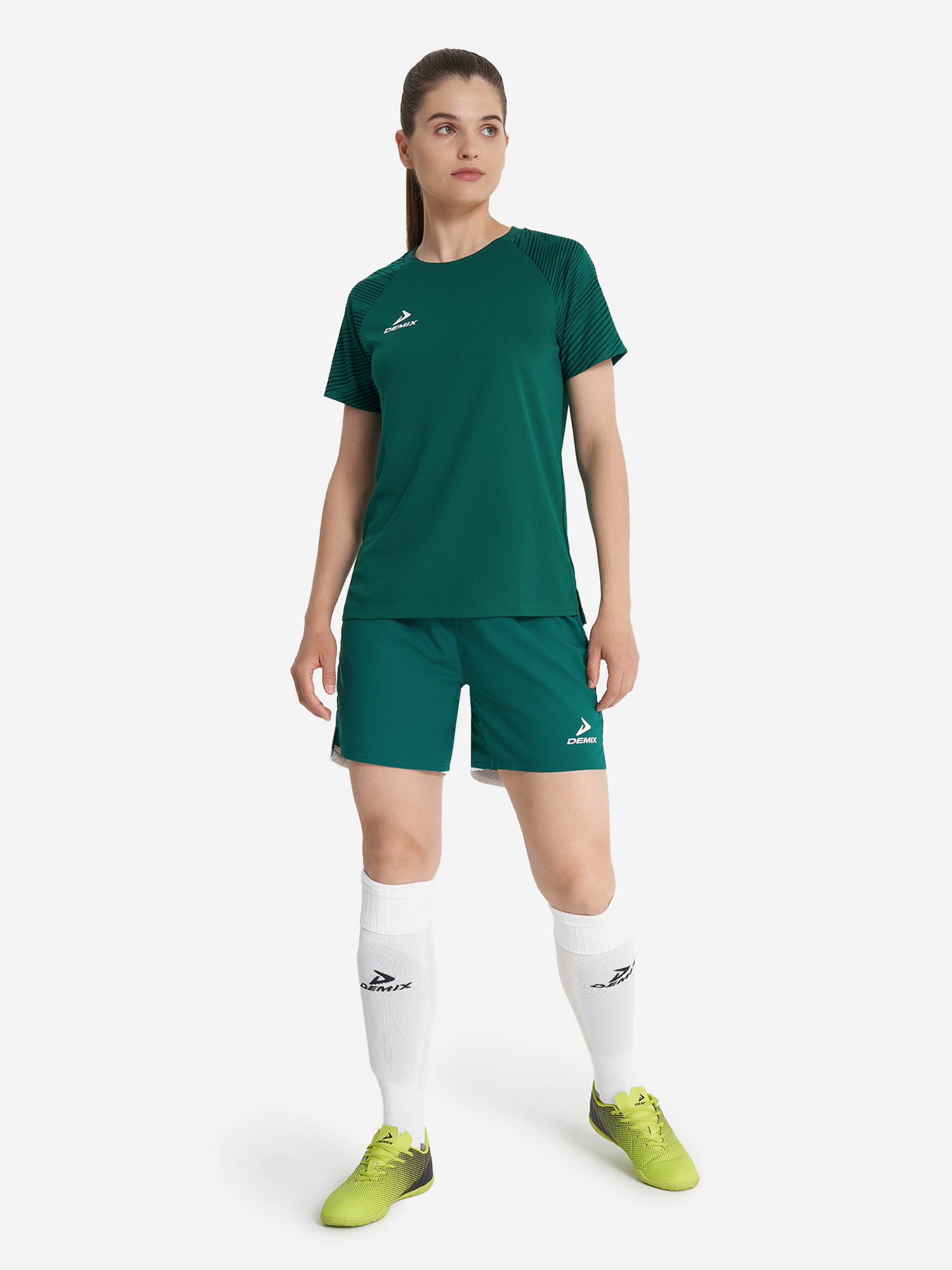 фото Футболка женская demix winger, зеленый
