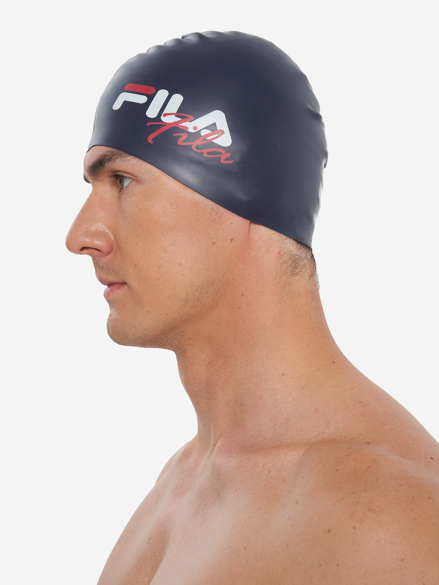 фото Шапочка для плавания fila, синий
