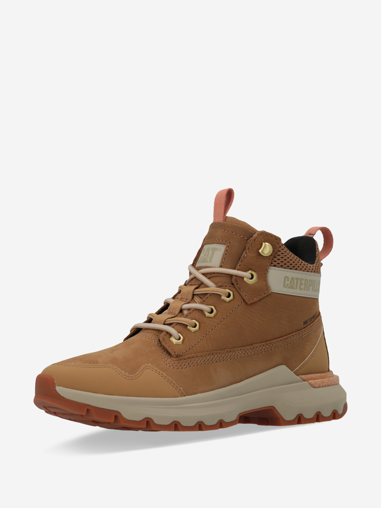 фото Ботинки женские caterpillar colorado sneaker wp, бежевый