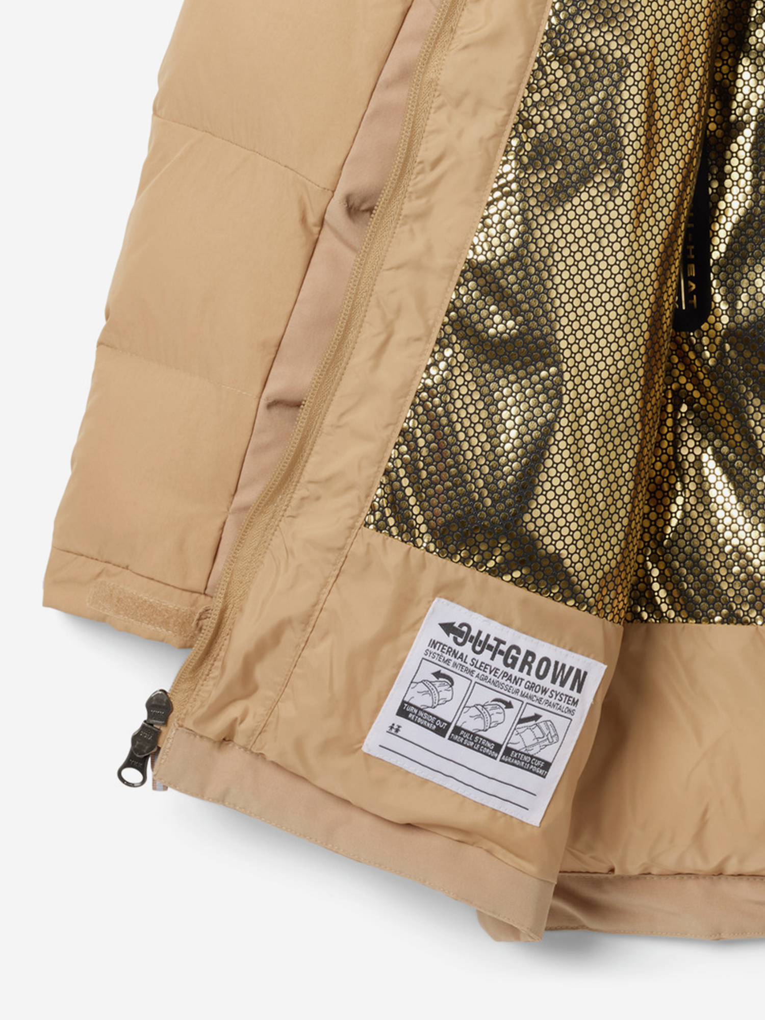 фото Куртка утепленная для мальчиков columbia marquam peak fusion ii parka, желтый