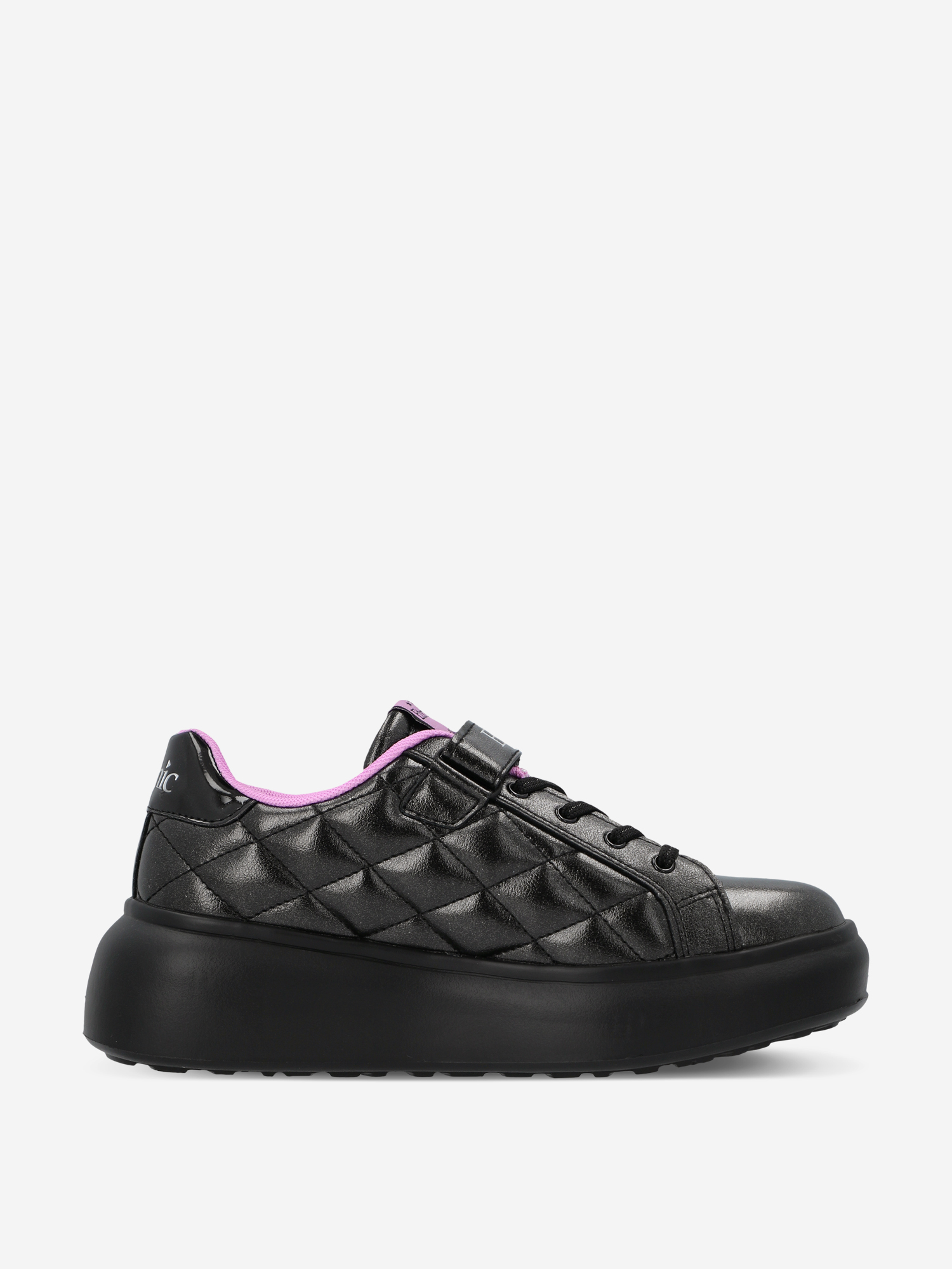 фото Кеды для девочек etonic ania pearlized, черный