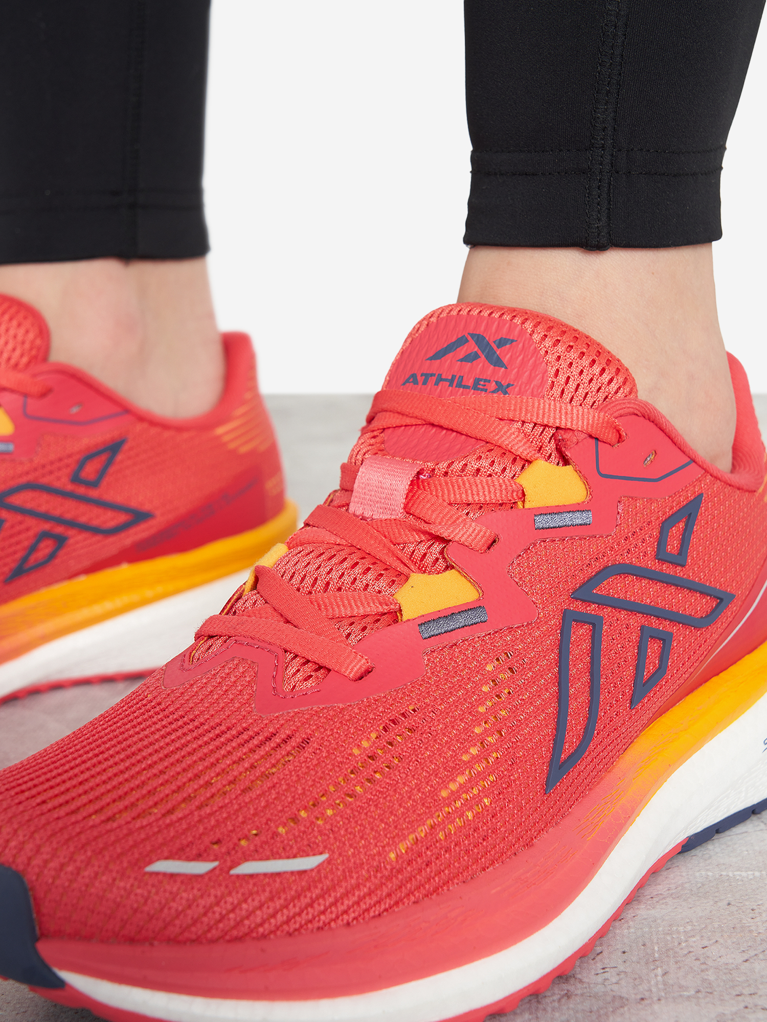 фото Кроссовки женские athlex ice prime, красный
