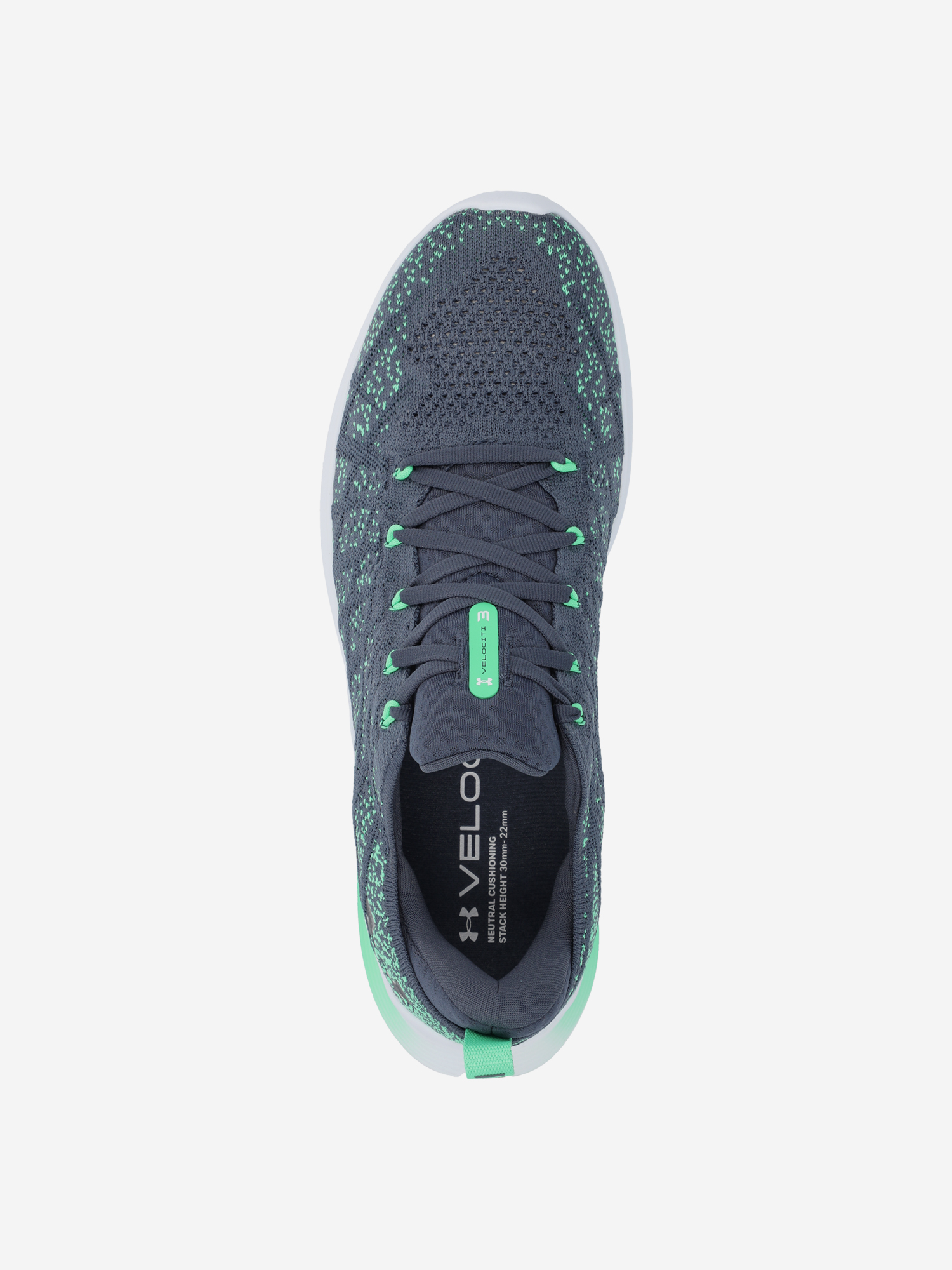 фото Кроссовки мужские under armour velociti 3, зеленый