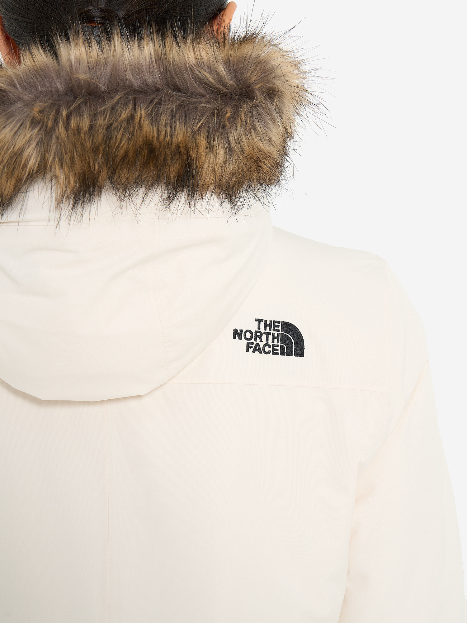 фото Куртка утепленная женская the north face zaneck, бежевый